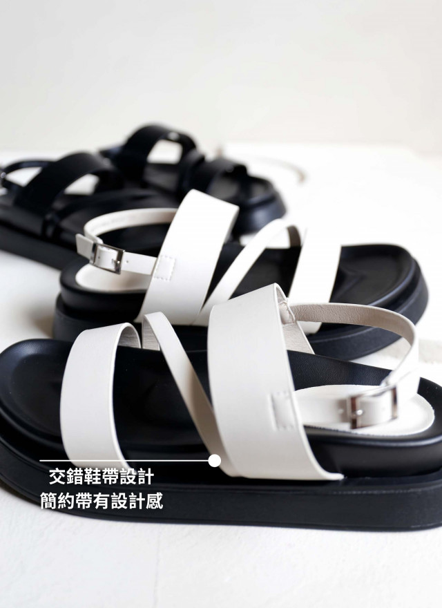 BS韓國雅宣厚底涼拖鞋(兩色)