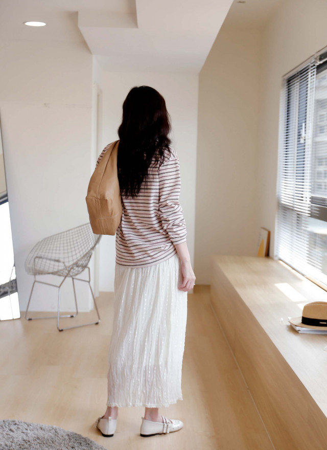 BS韓國恩宇條紋上衣(兩色)