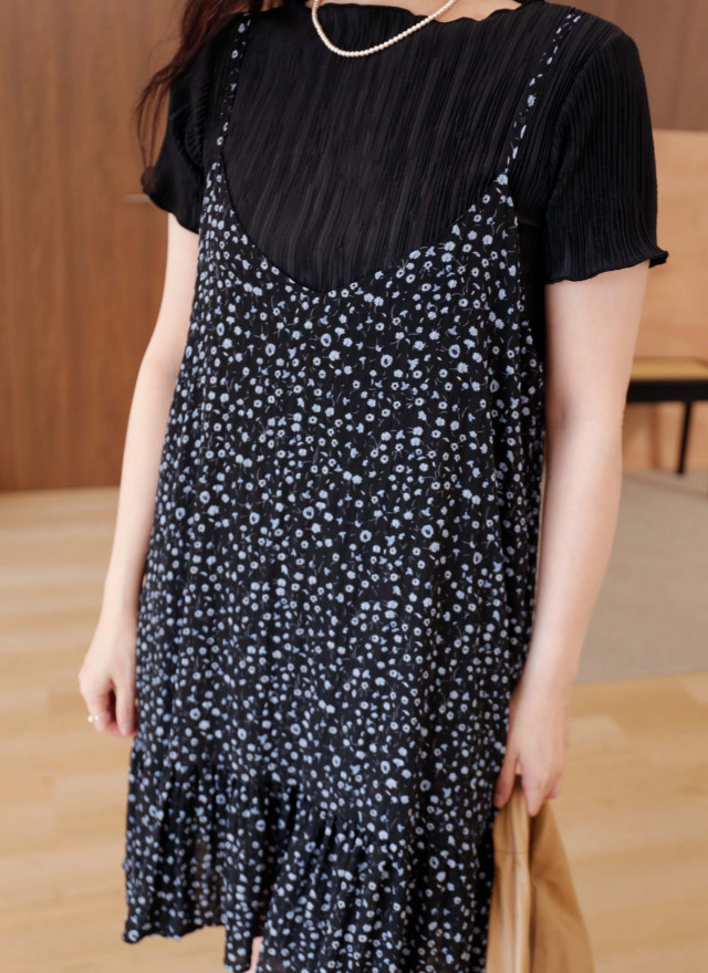 BS韓國娜英碎花小洋裝