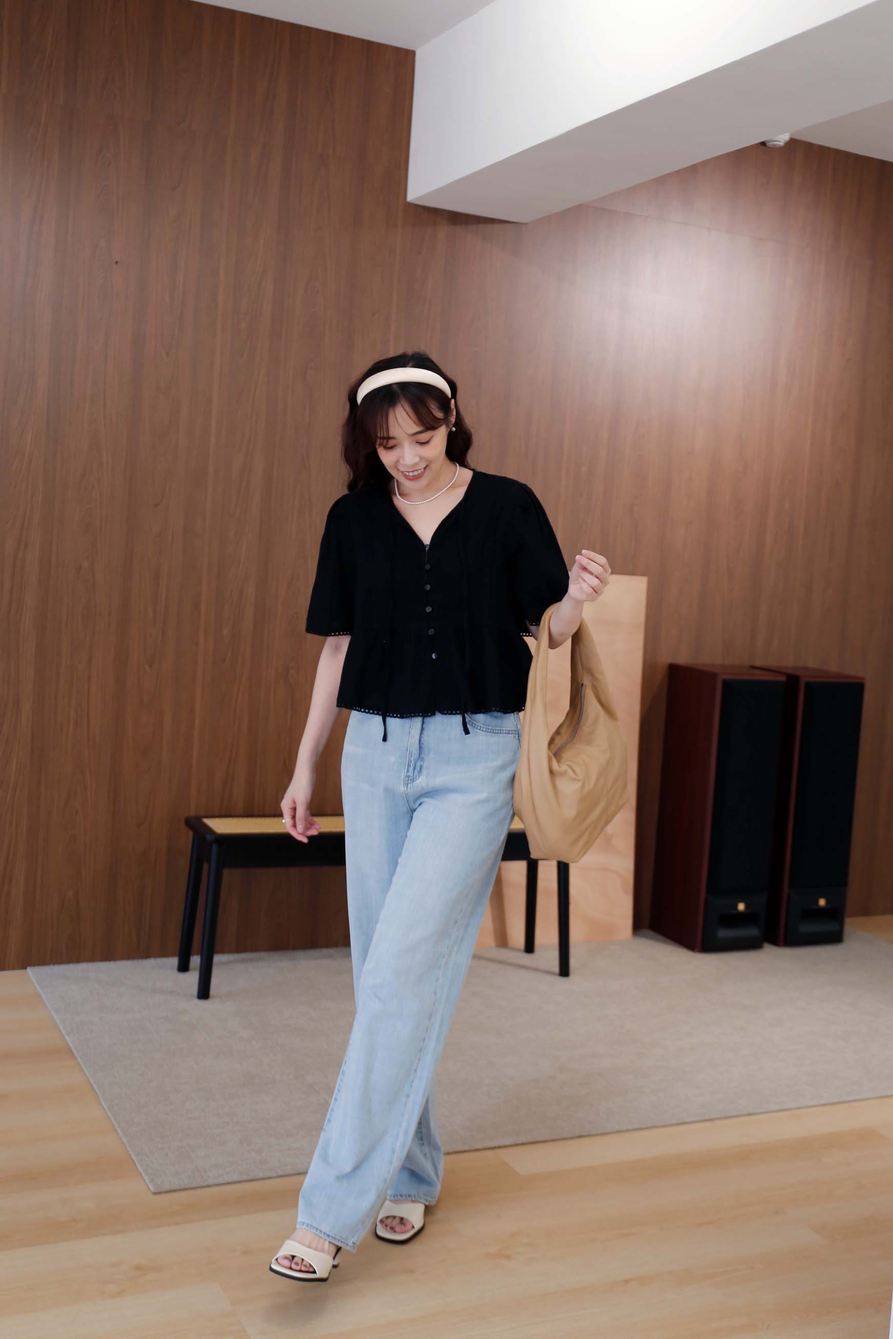 BS韓國玲雅綁帶上衣(兩色)