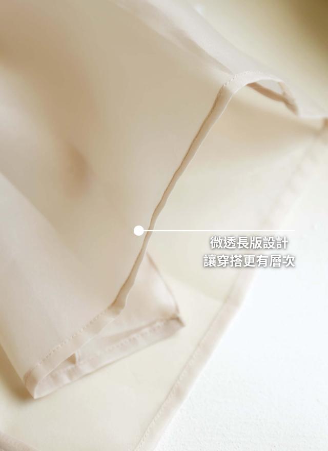 BS韓國貝拉透膚襯衫外套