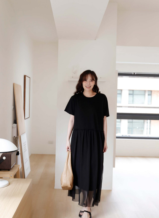 BS韓國荷娜柔紗洋裝