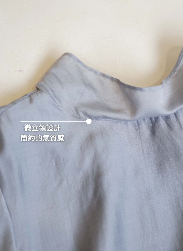 BS韓國奎妮領巾造型上衣(兩色)