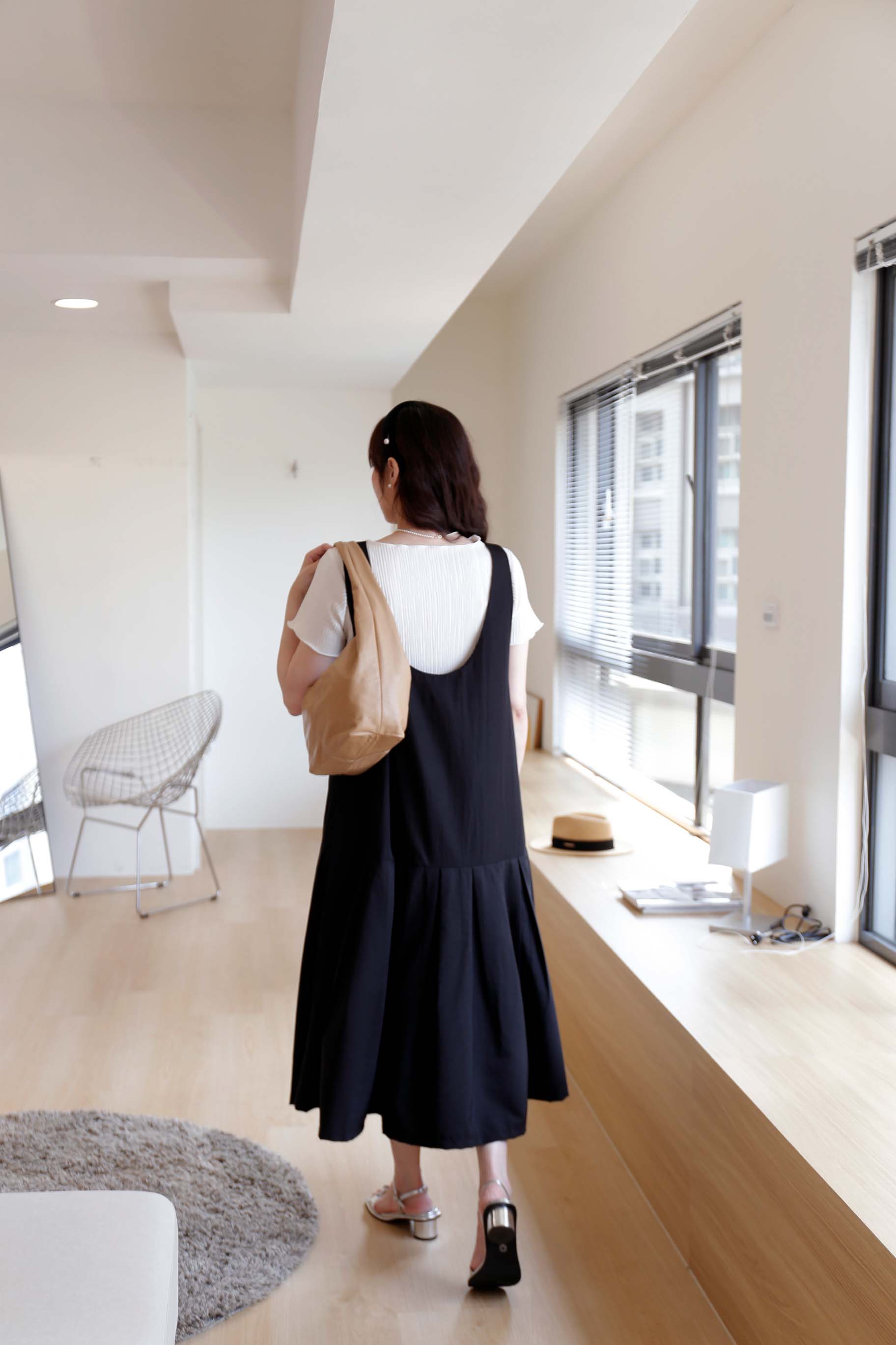 BS韓國夏恩百褶洋裝(兩面穿)