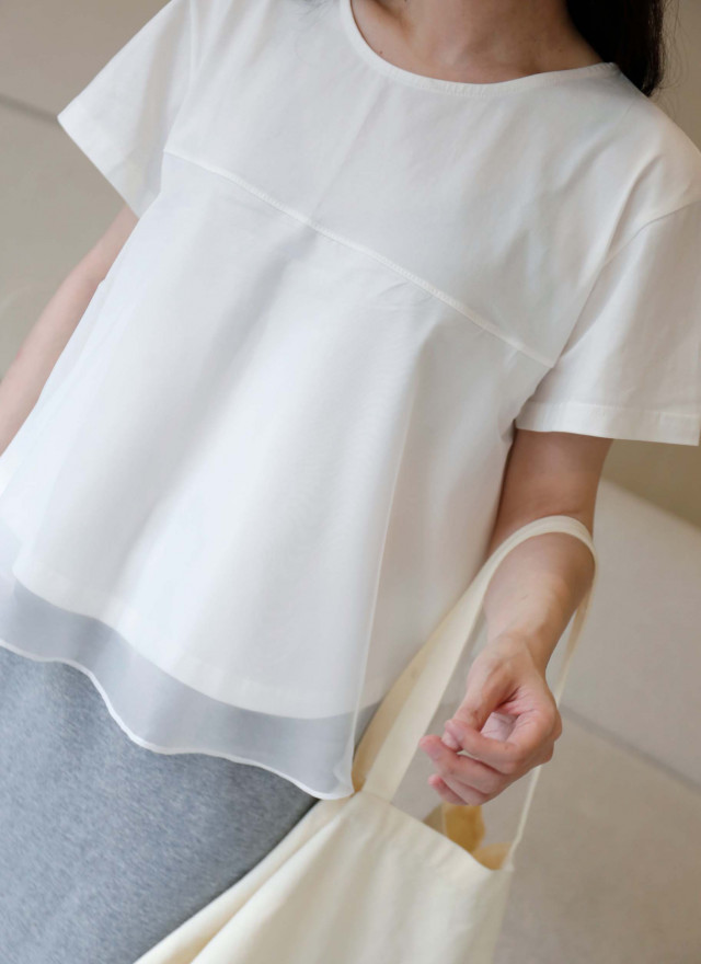 BS韓國映洛柔紗上衣(三色)