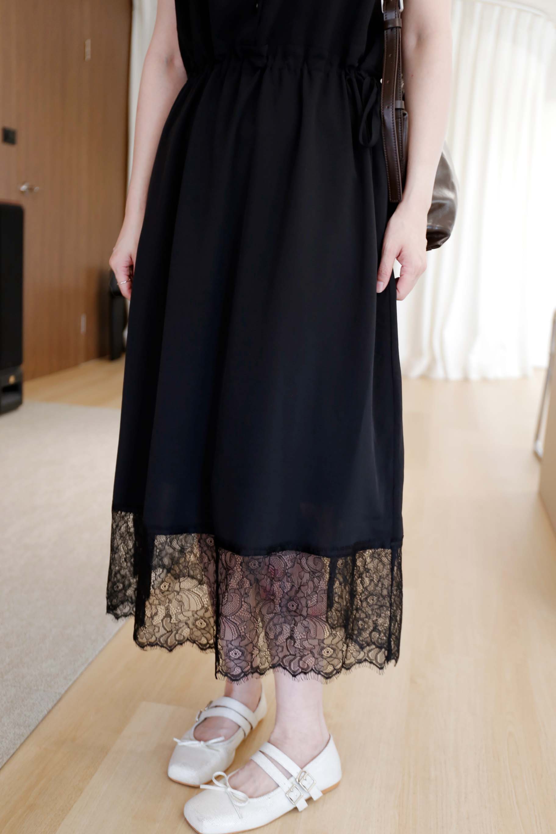 BS韓國瑞希拼接蕾絲洋裝