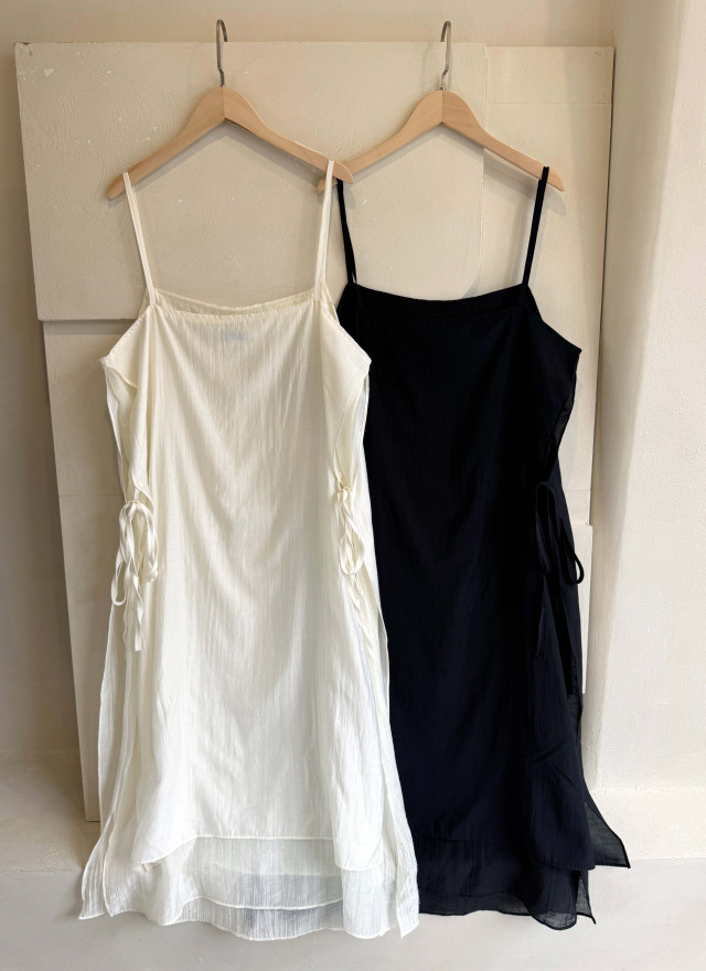 BS韓國薇恩側綁帶洋裝(兩色)