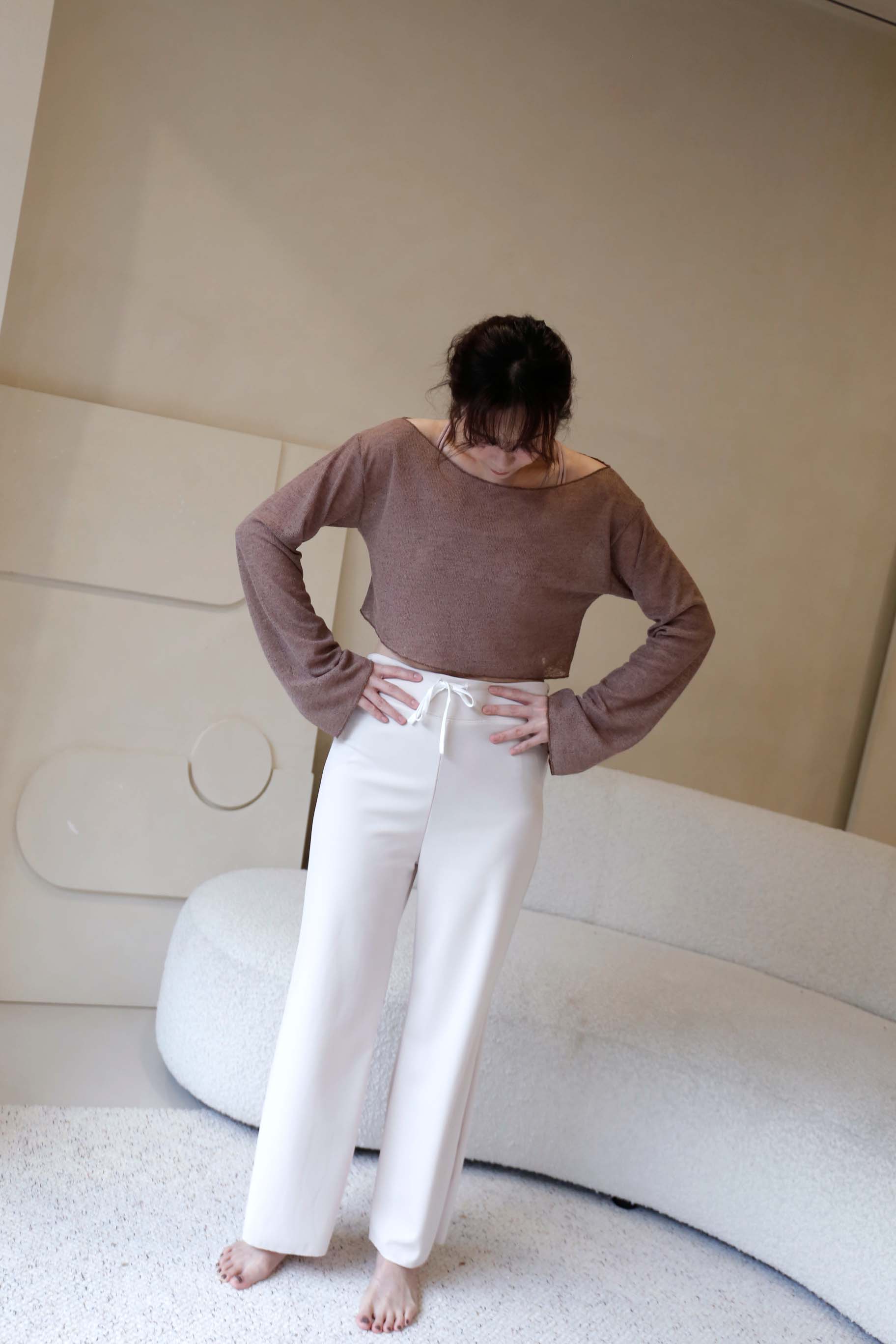 BS韓國美人斜肩上衣(兩色)