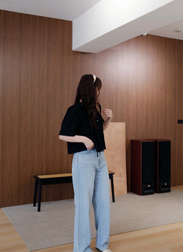 BS韓國玲雅綁帶上衣(兩色)