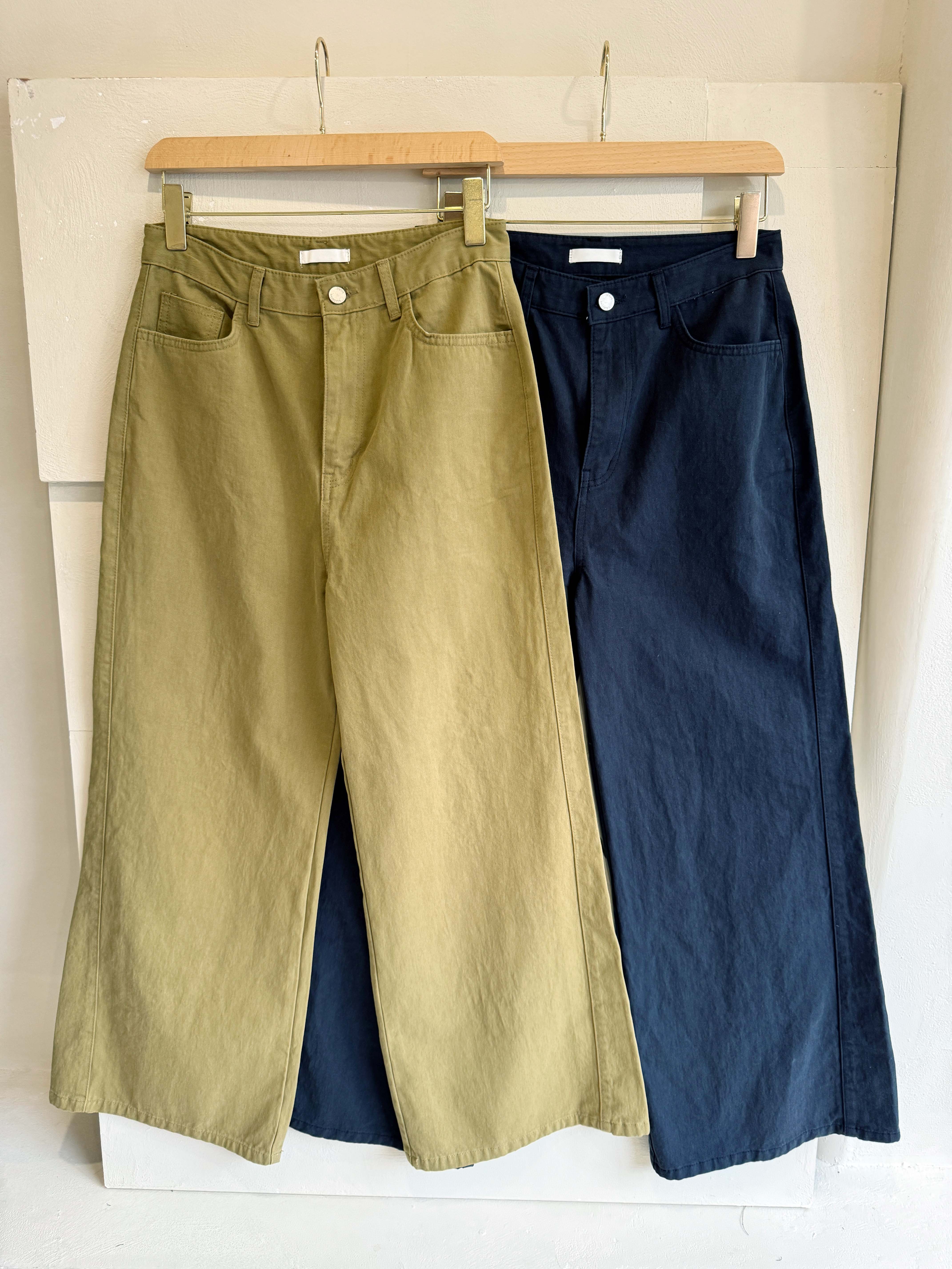 BS韓國雅允寬版長褲(兩色)