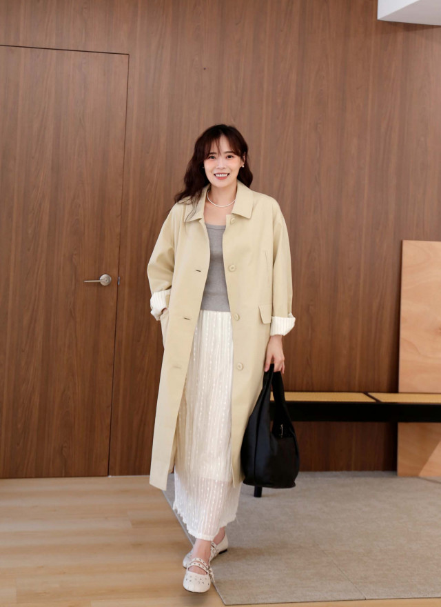 BS韓國瑟蘿珍珠長裙(兩色)