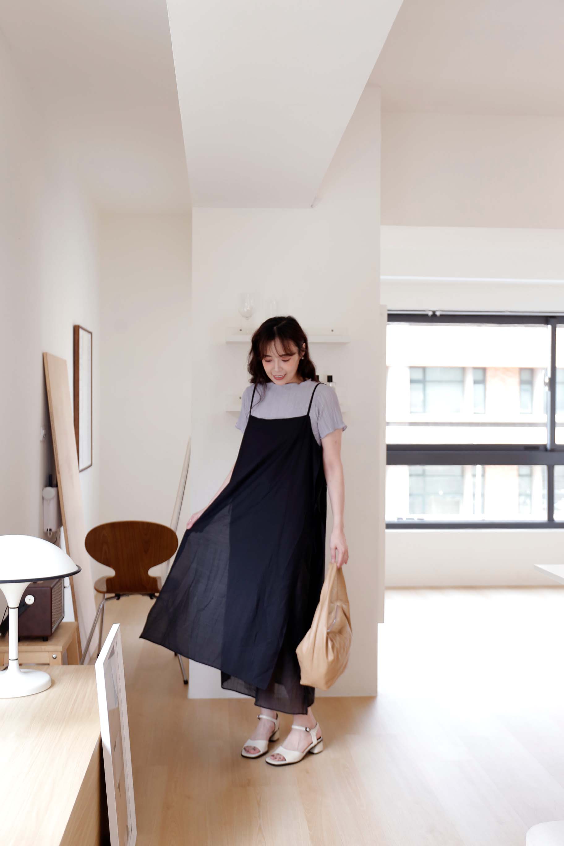 BS韓國薇恩側綁帶洋裝(兩色)