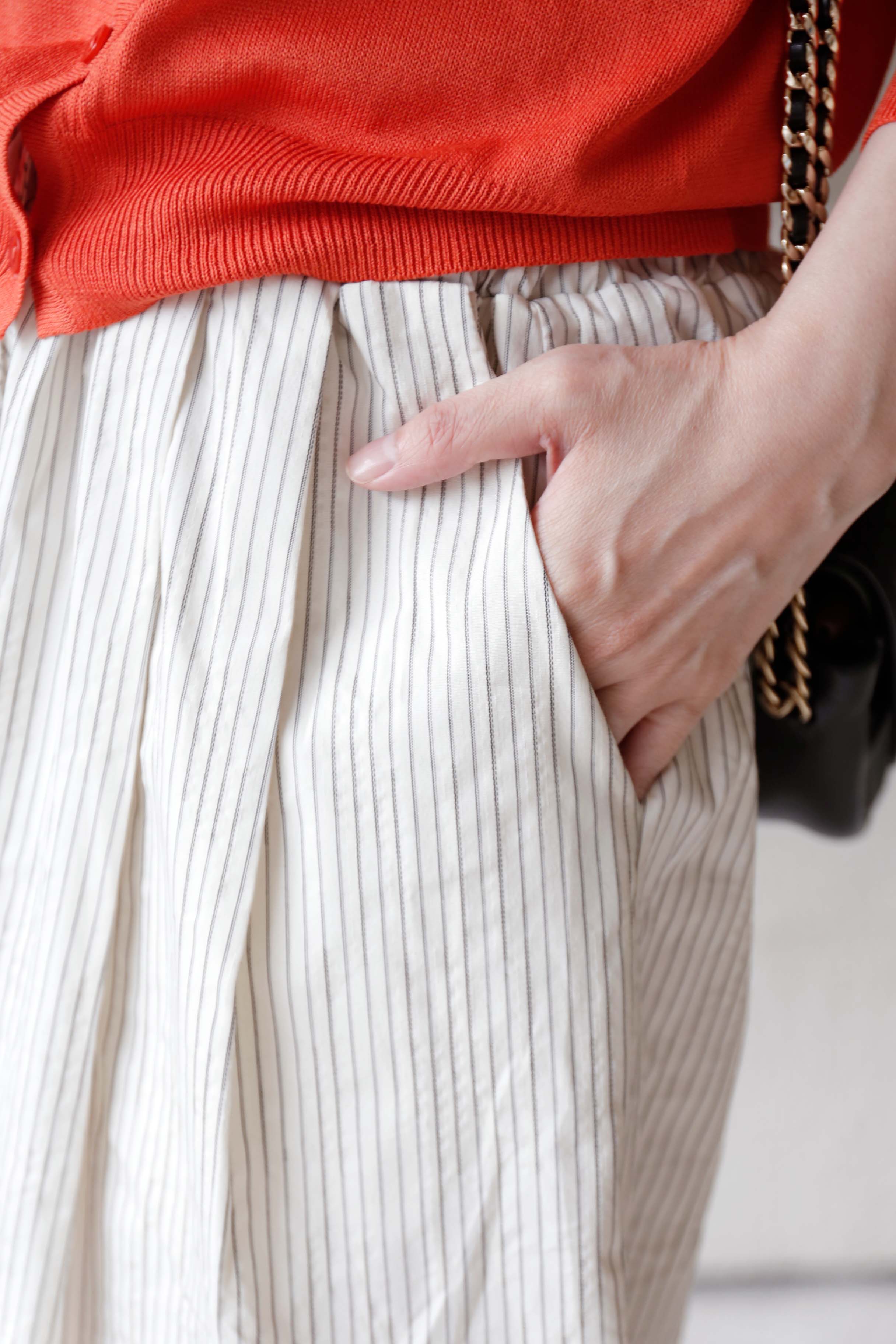 BS韓國藝真直紋寬褲(兩色)