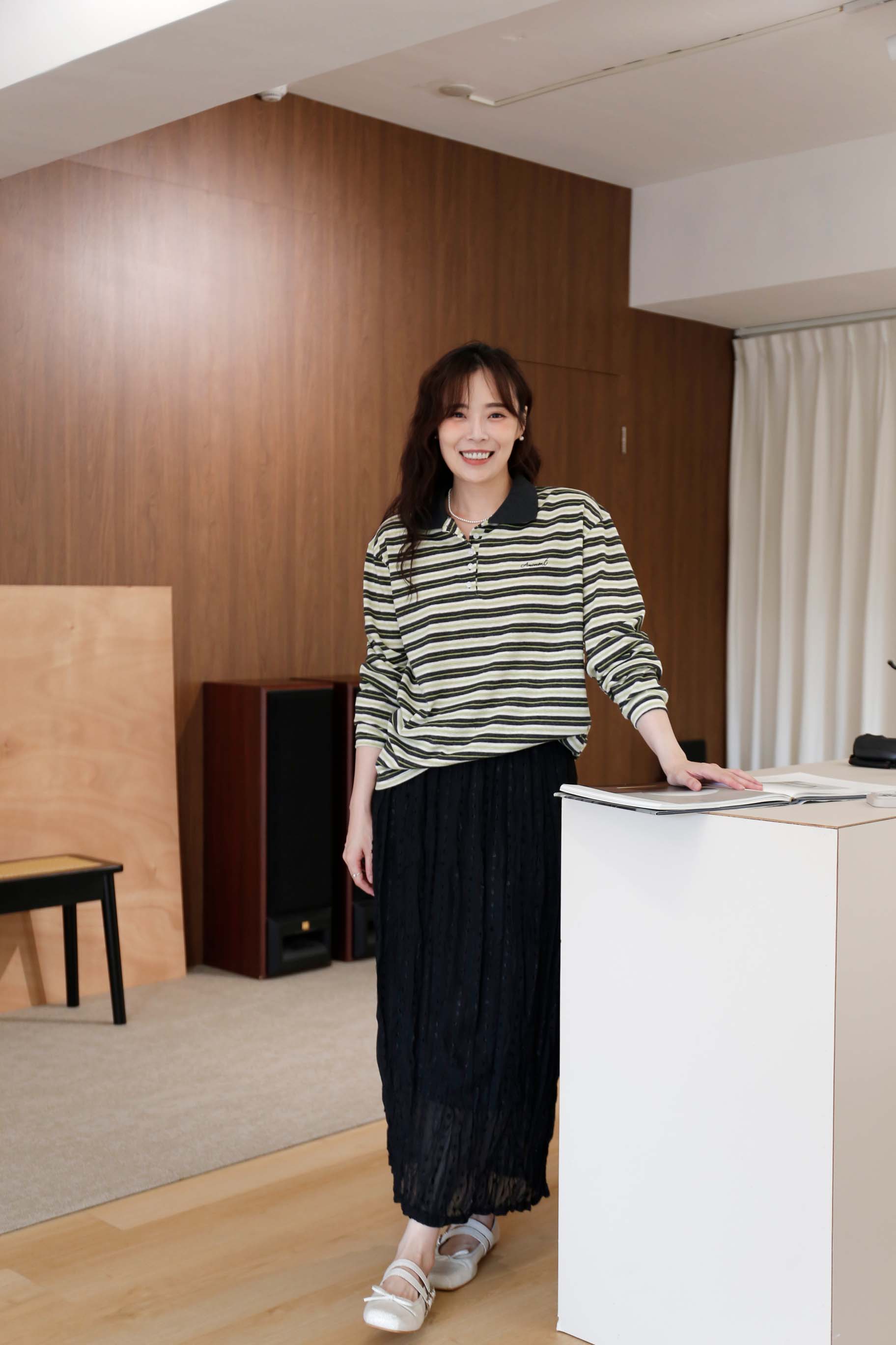 BS韓國恩宇條紋上衣(兩色)