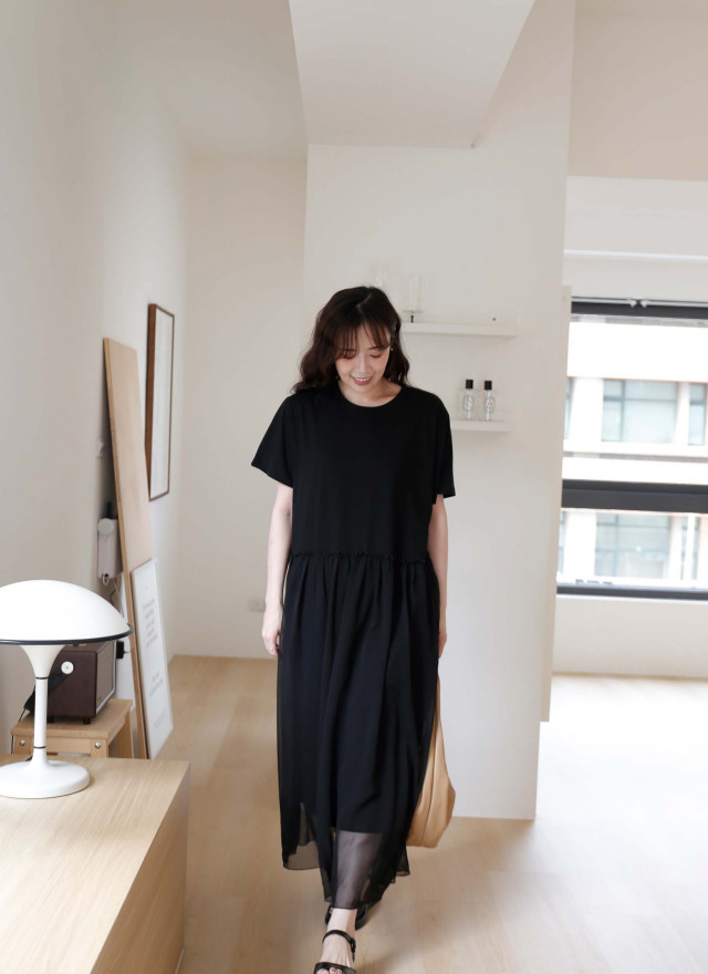 BS韓國荷娜柔紗洋裝