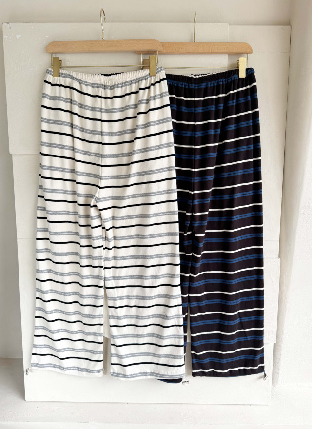 BS韓國律熙寬鬆條紋褲(兩色)