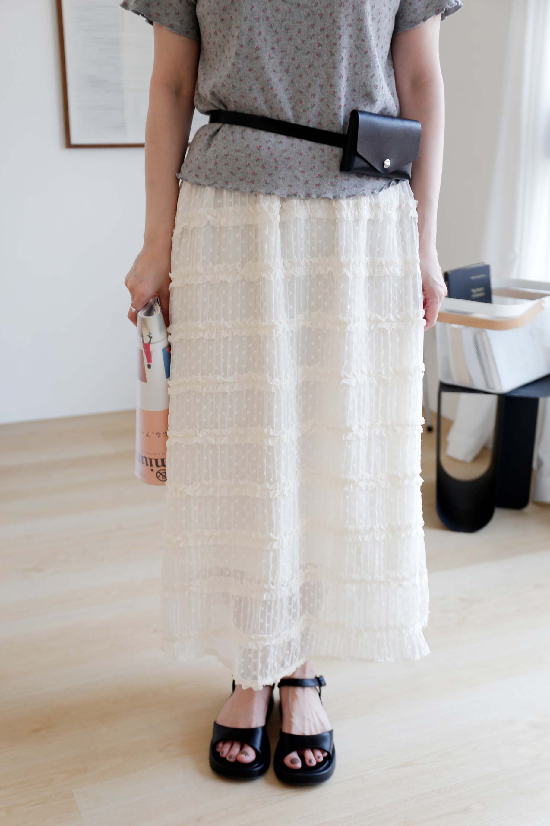 BS韓國詩允簡約厚底涼鞋