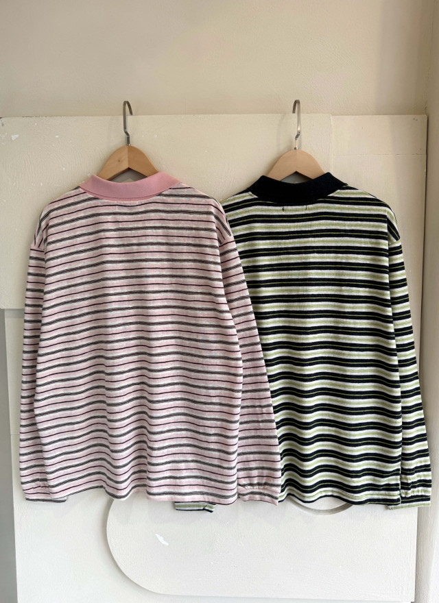 BS韓國恩宇條紋上衣(兩色)