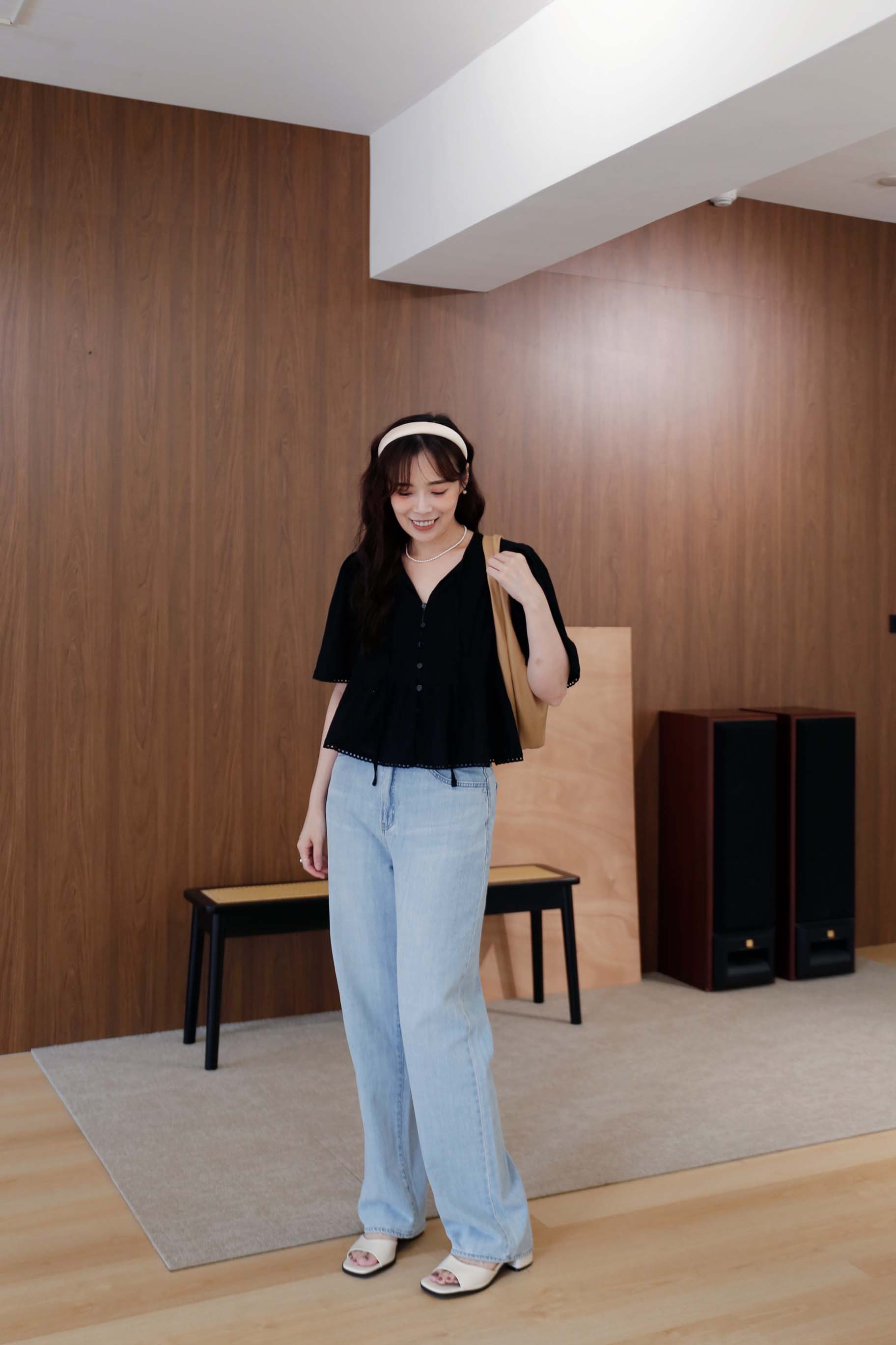 BS韓國玲雅綁帶上衣(兩色)