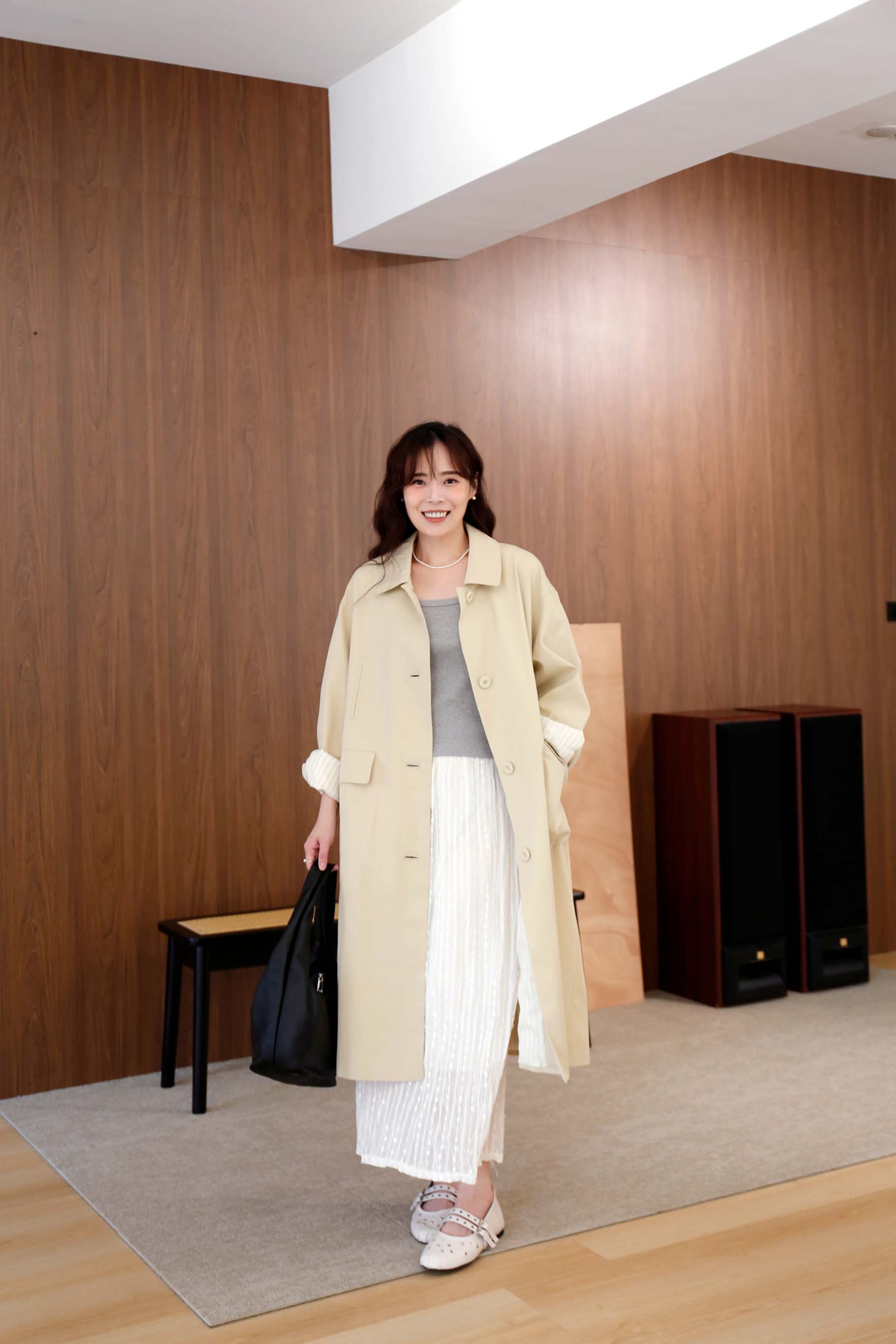 BS韓國瑟蘿珍珠長裙(兩色)