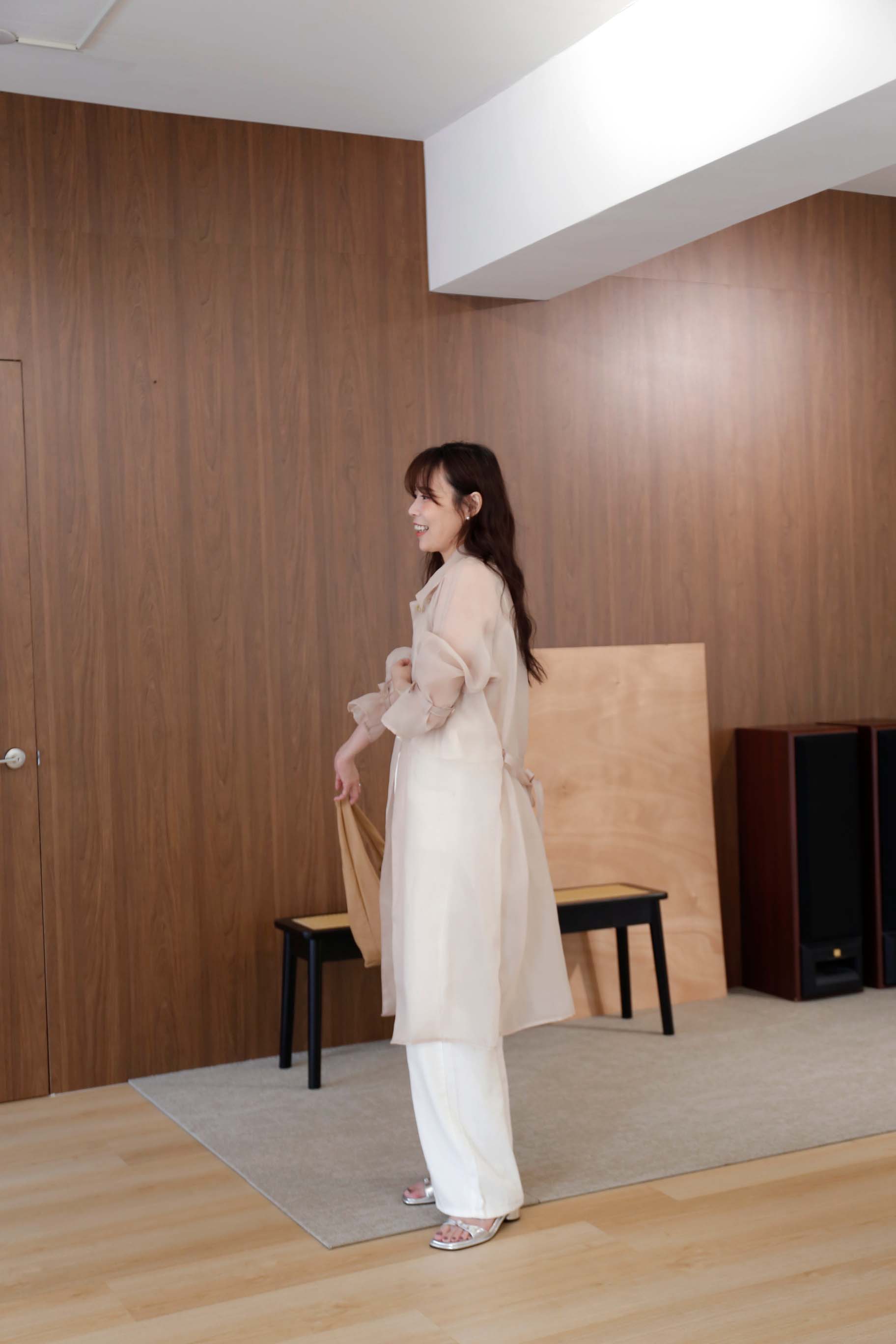 BS韓國貝拉透膚襯衫外套