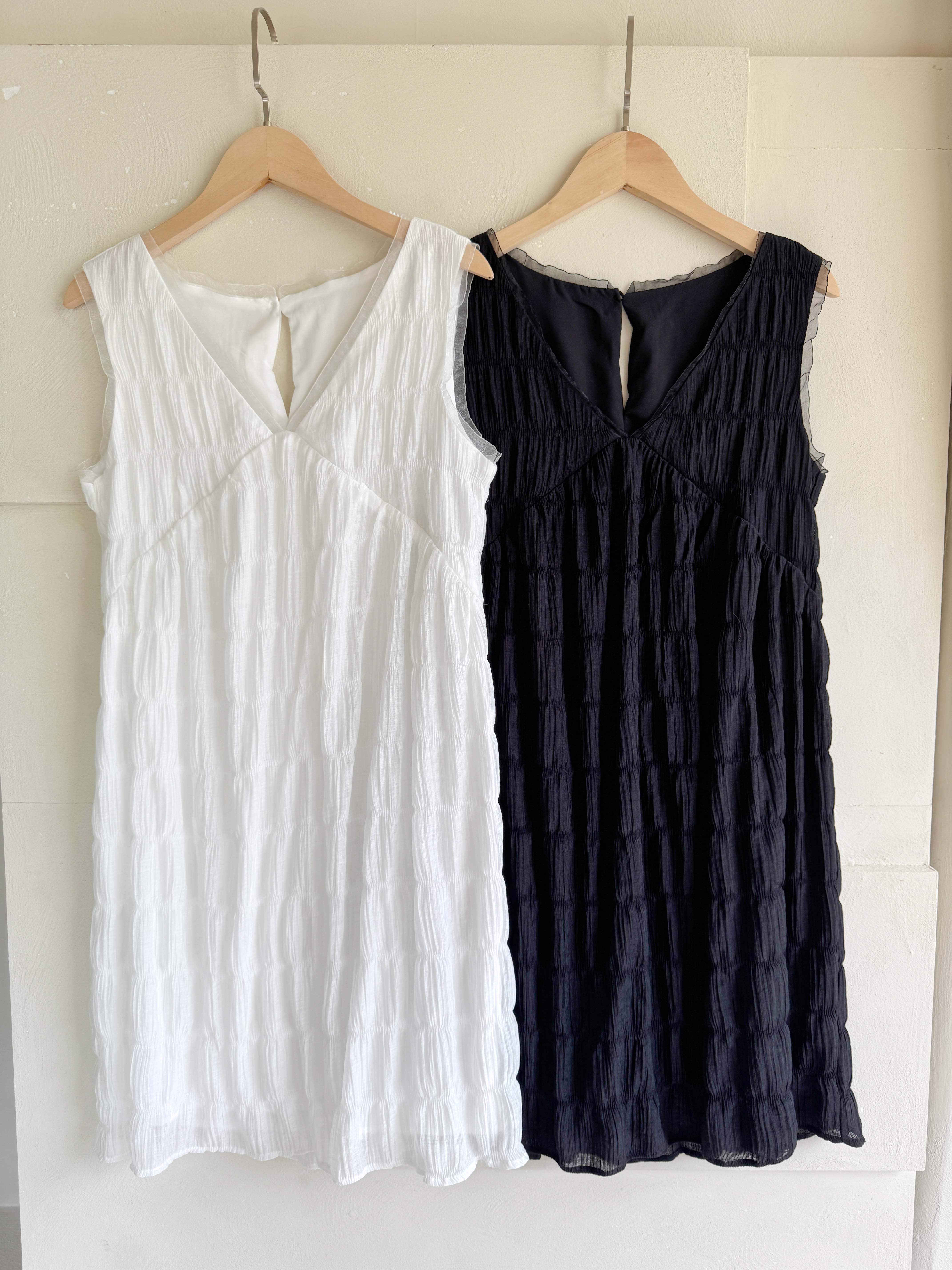 BS韓國秀雅紋理小洋裝(兩色)