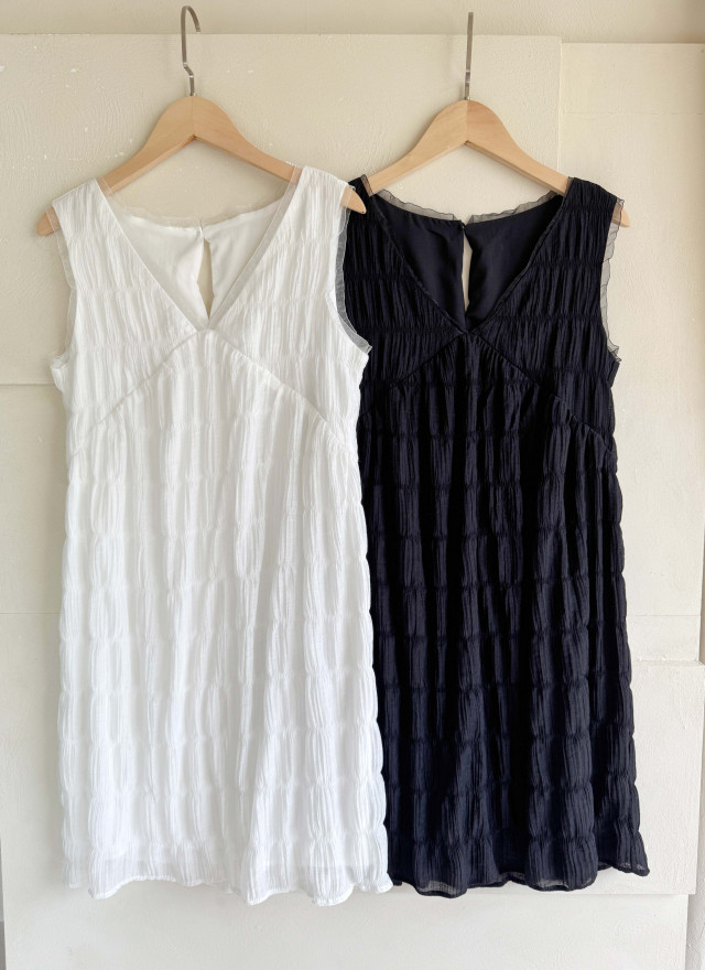 BS韓國秀雅紋理小洋裝(兩色)