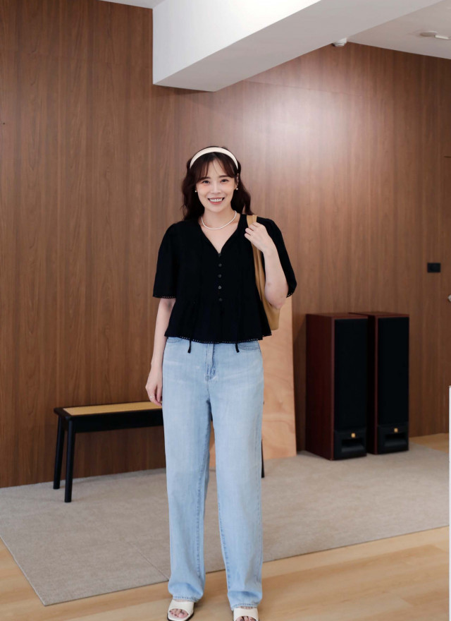 BS韓國玲雅綁帶上衣(兩色)