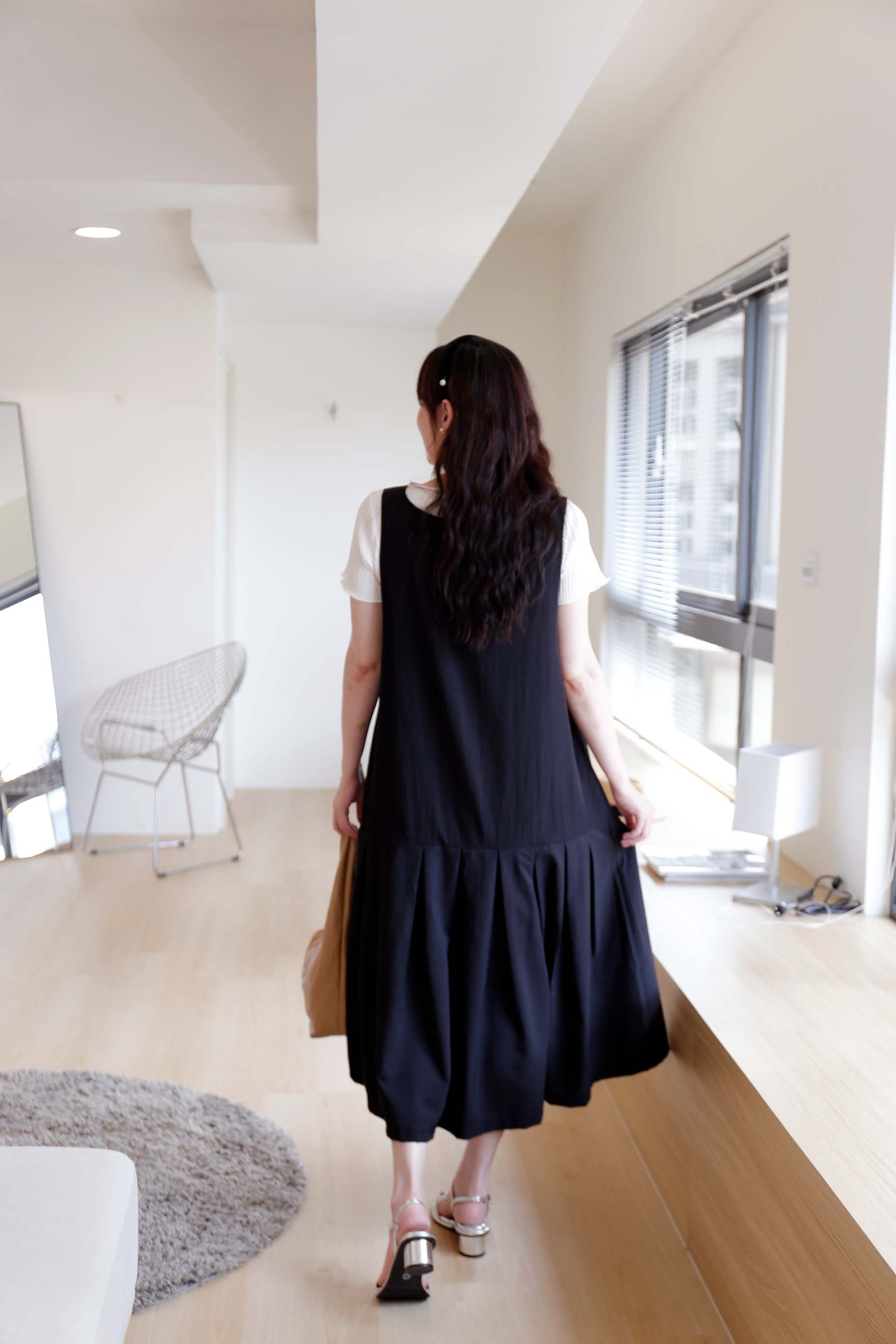 BS韓國夏恩百褶洋裝(兩面穿)