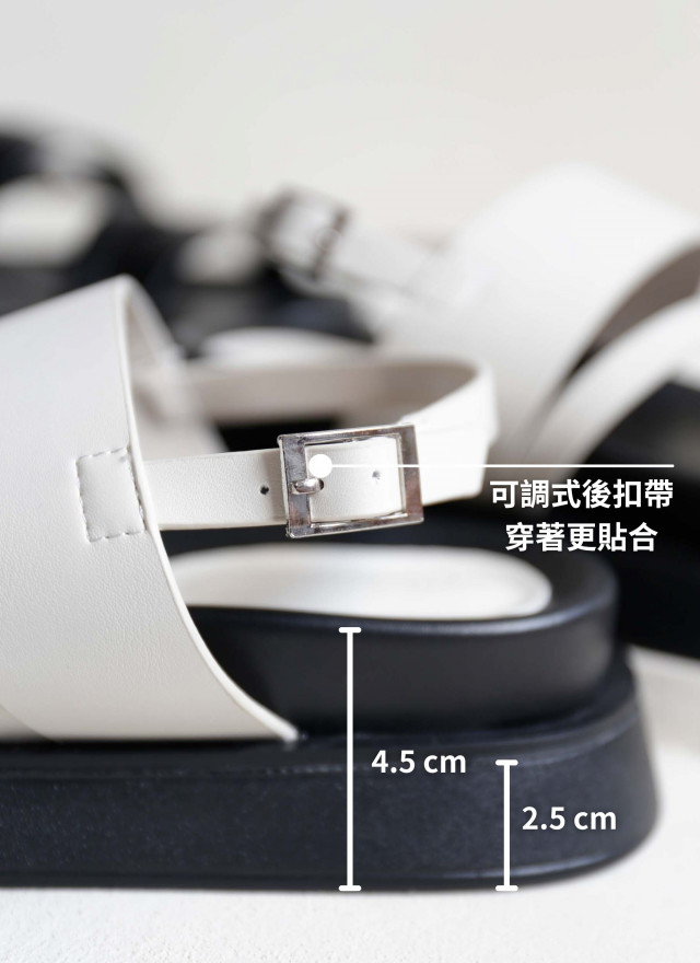 BS韓國雅宣厚底涼拖鞋(兩色)