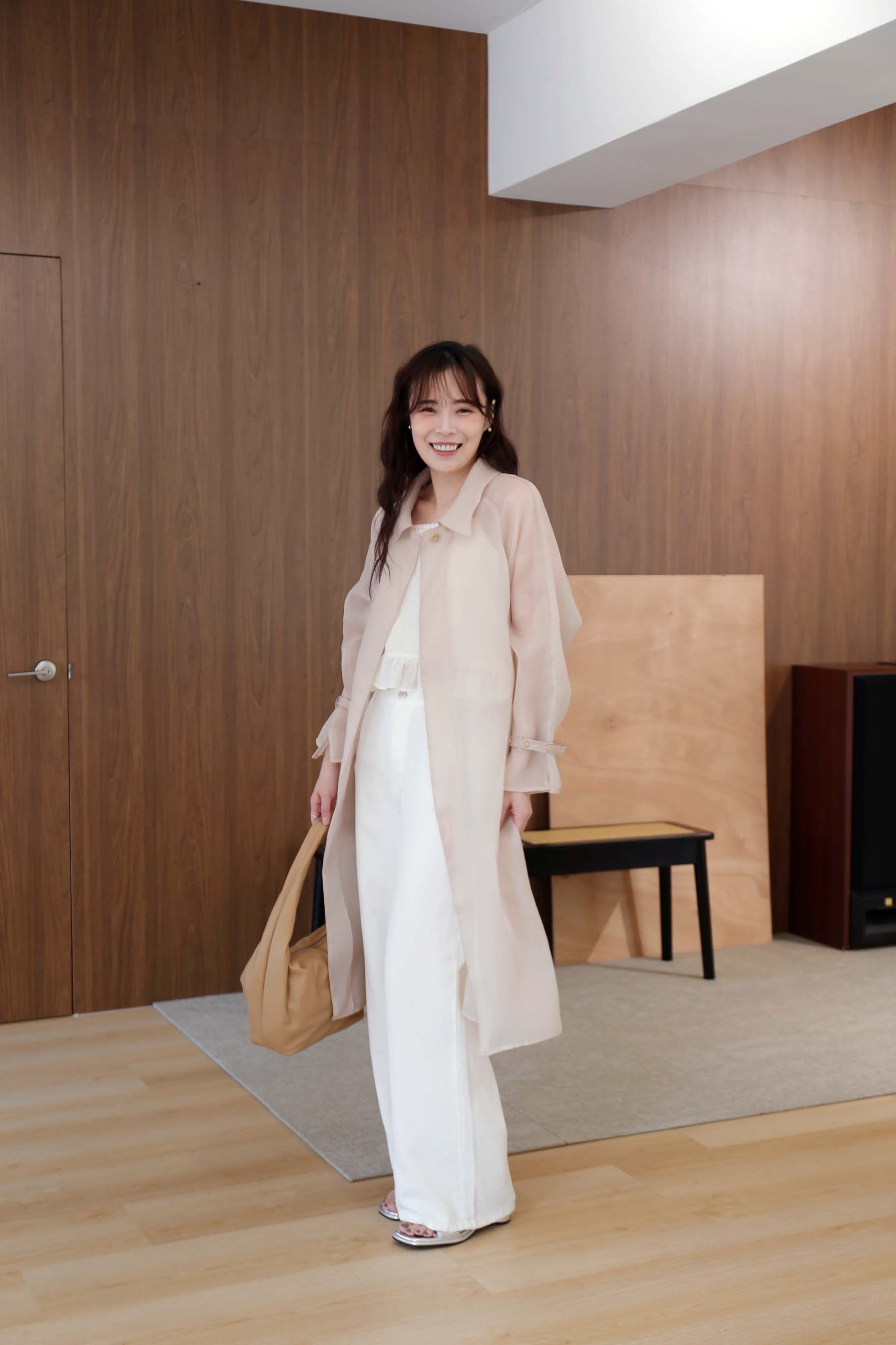 BS韓國貝拉透膚襯衫外套