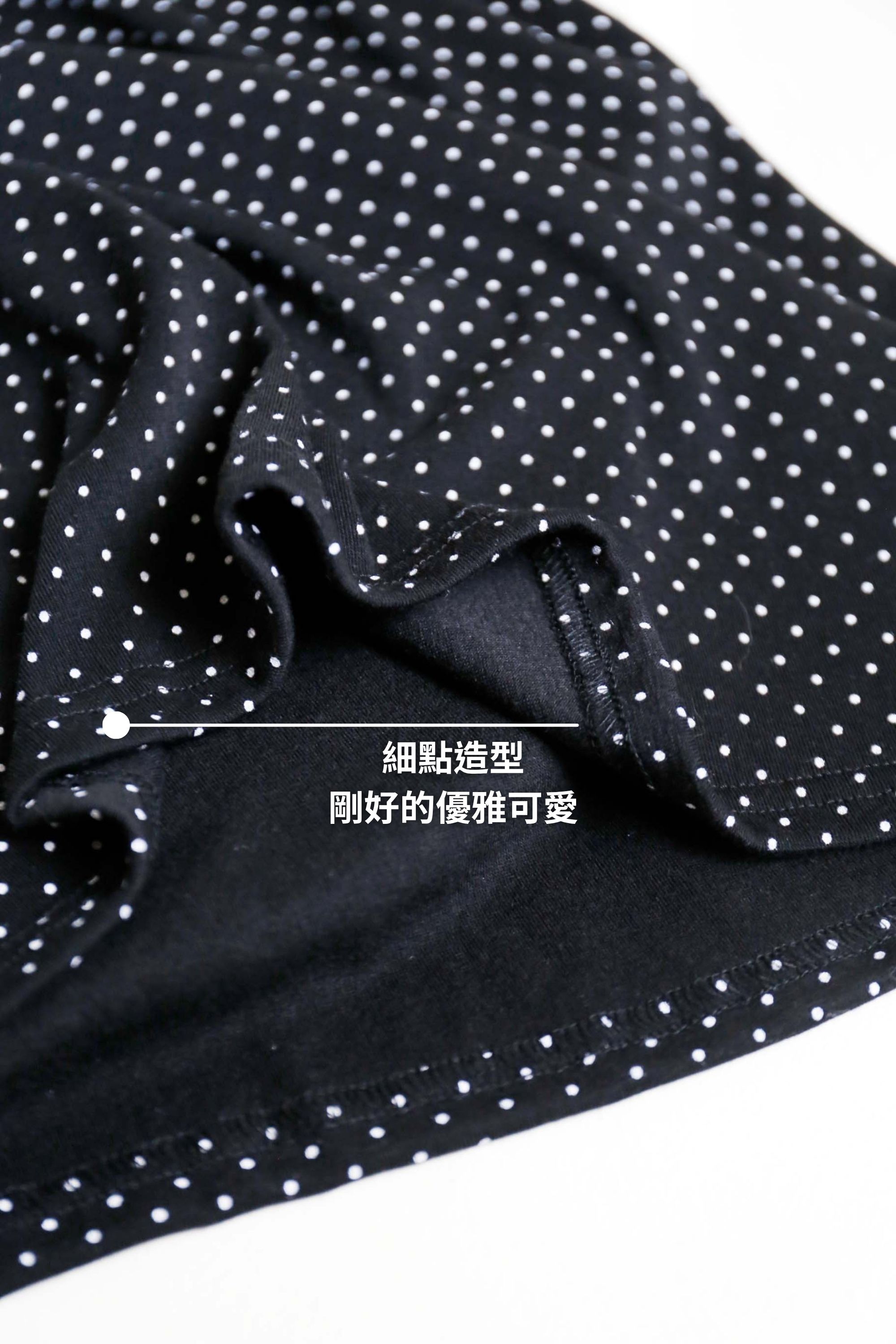 BS韓國薇墨圓點長裙