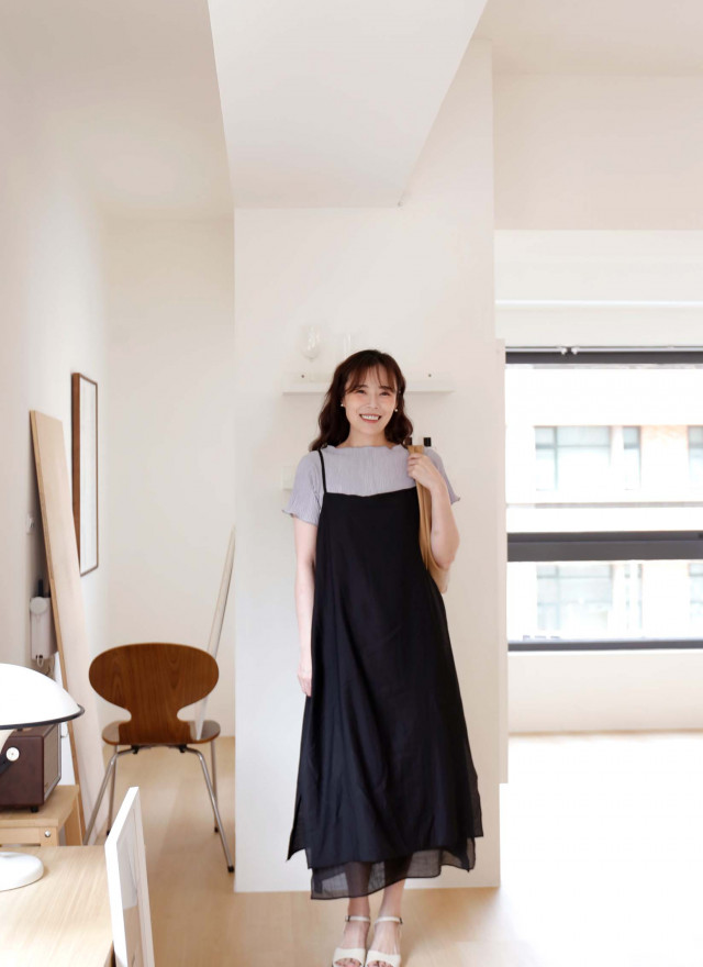 BS韓國薇恩側綁帶洋裝(兩色)