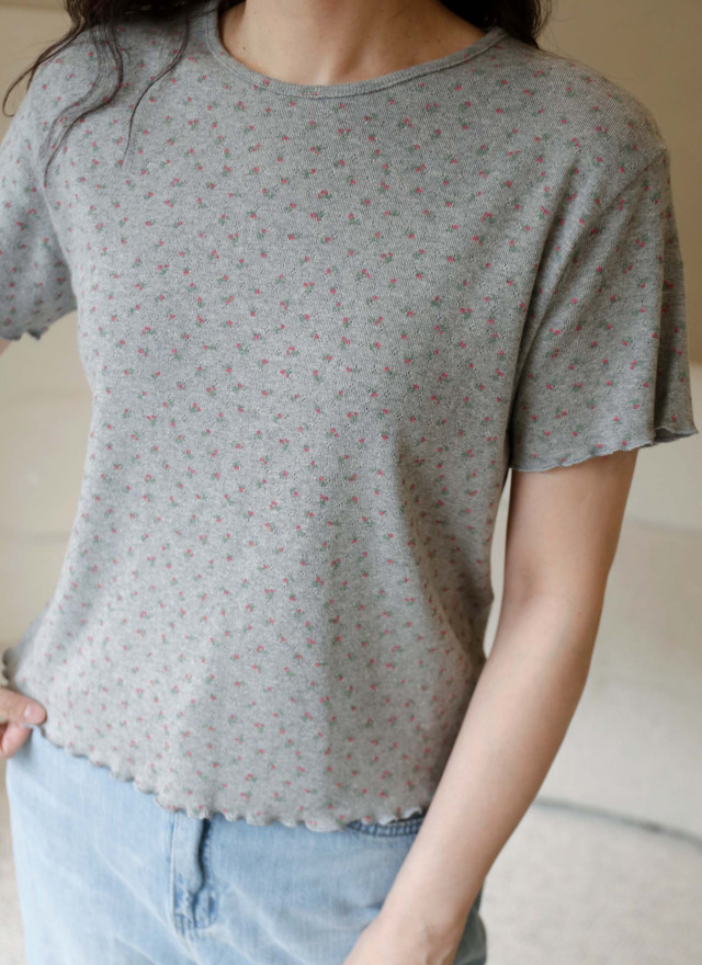 BS韓國洛緹碎花上衣(兩色)