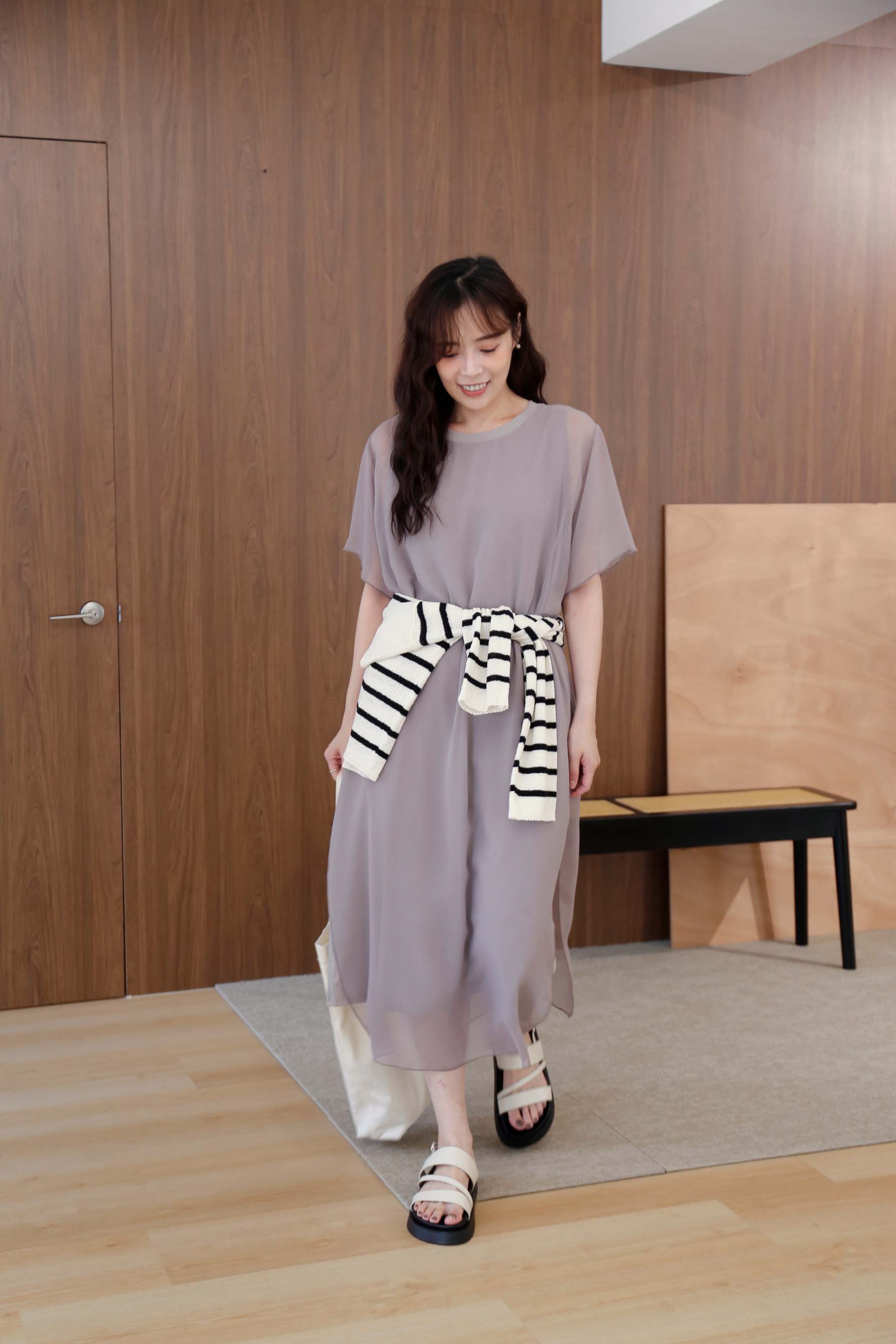 BS韓國敏真層次連身裙(兩色)