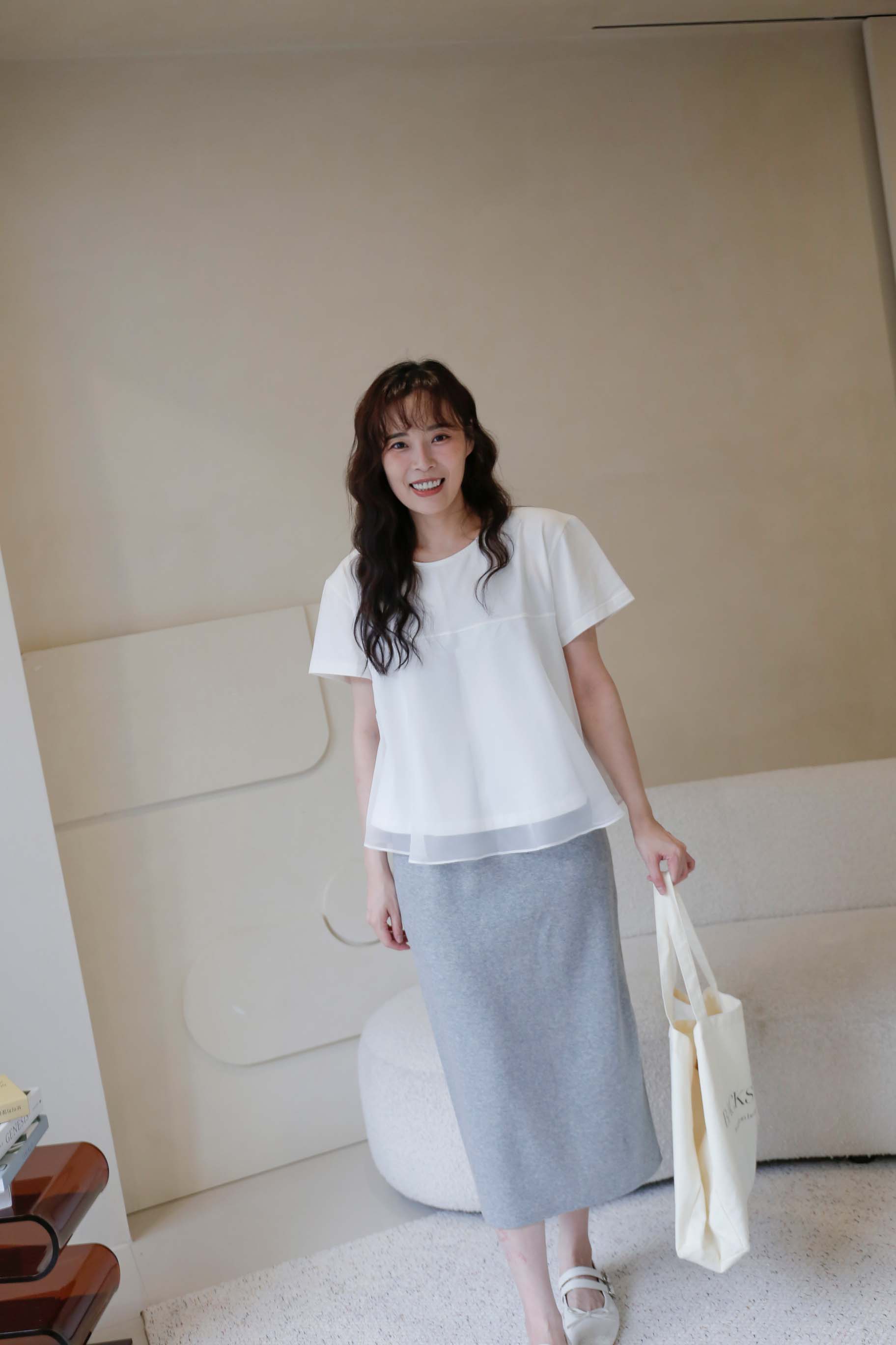 BS韓國映洛柔紗上衣(三色)