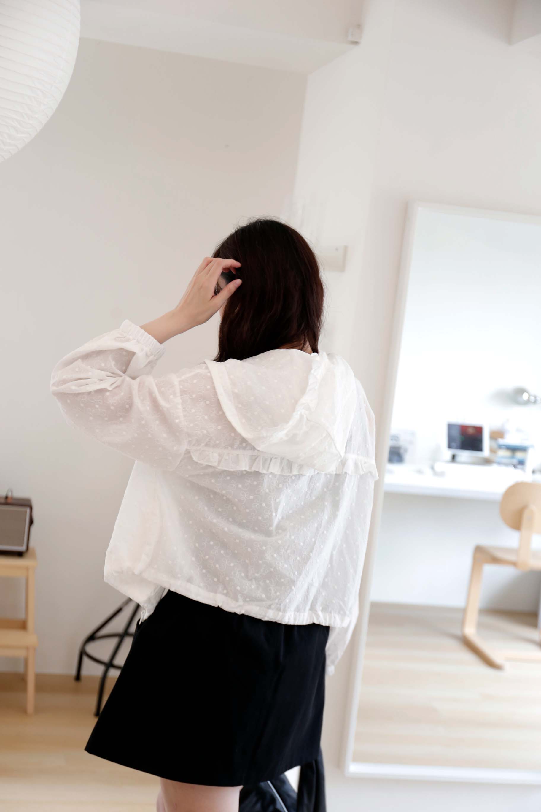 BS韓國朵拉連帽刺繡外套