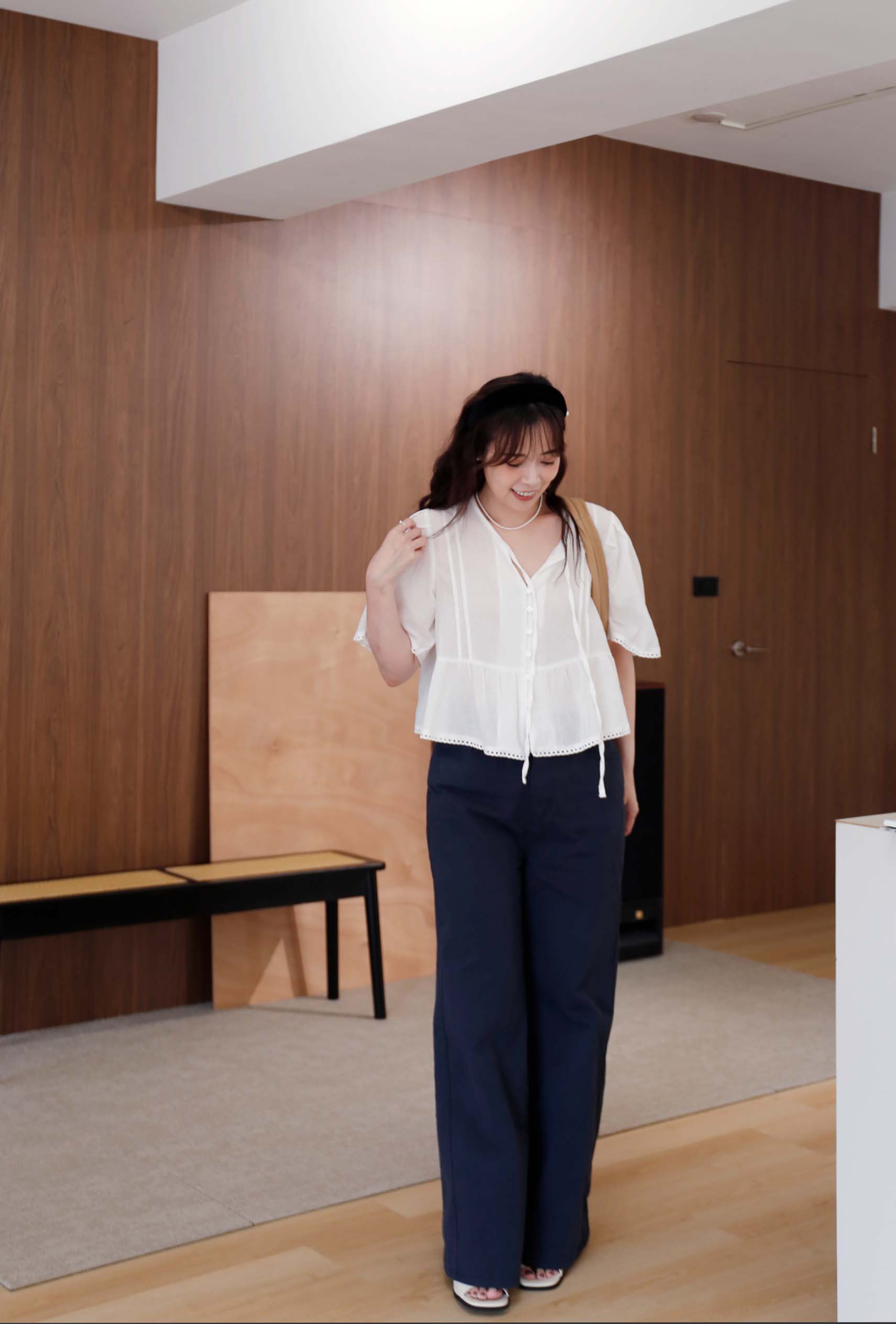 BS韓國玲雅綁帶上衣(兩色)