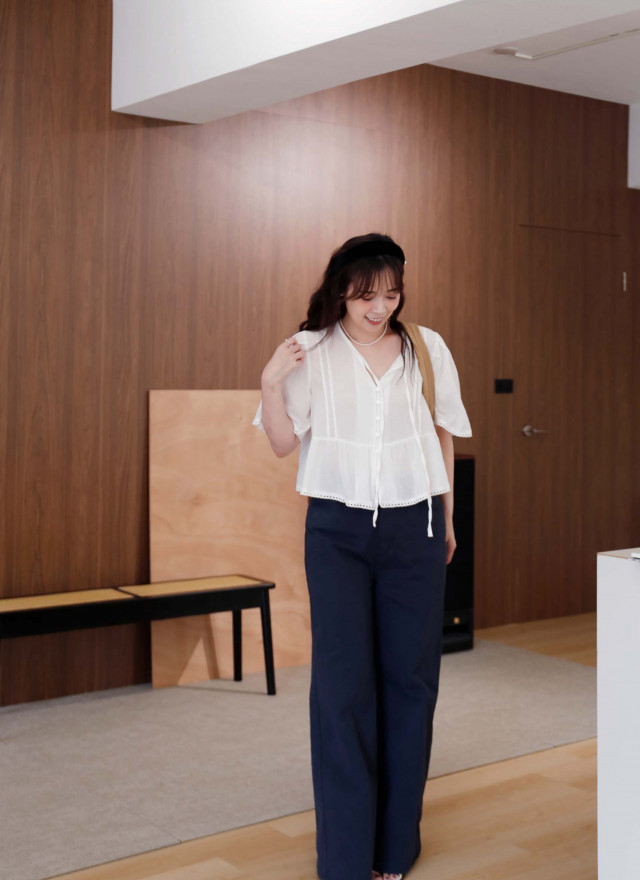 BS韓國玲雅綁帶上衣(兩色)