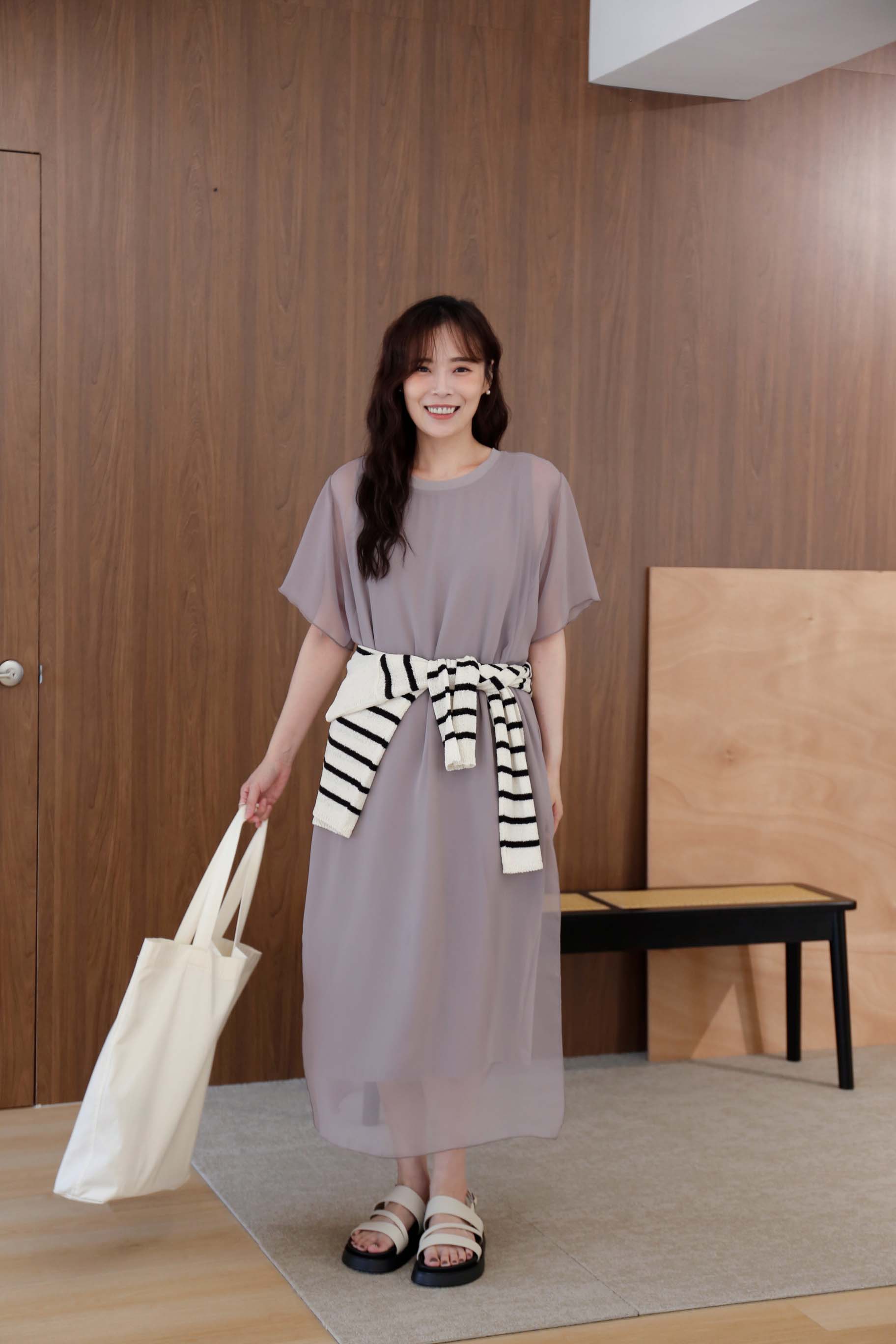 BS韓國敏真層次連身裙(兩色)