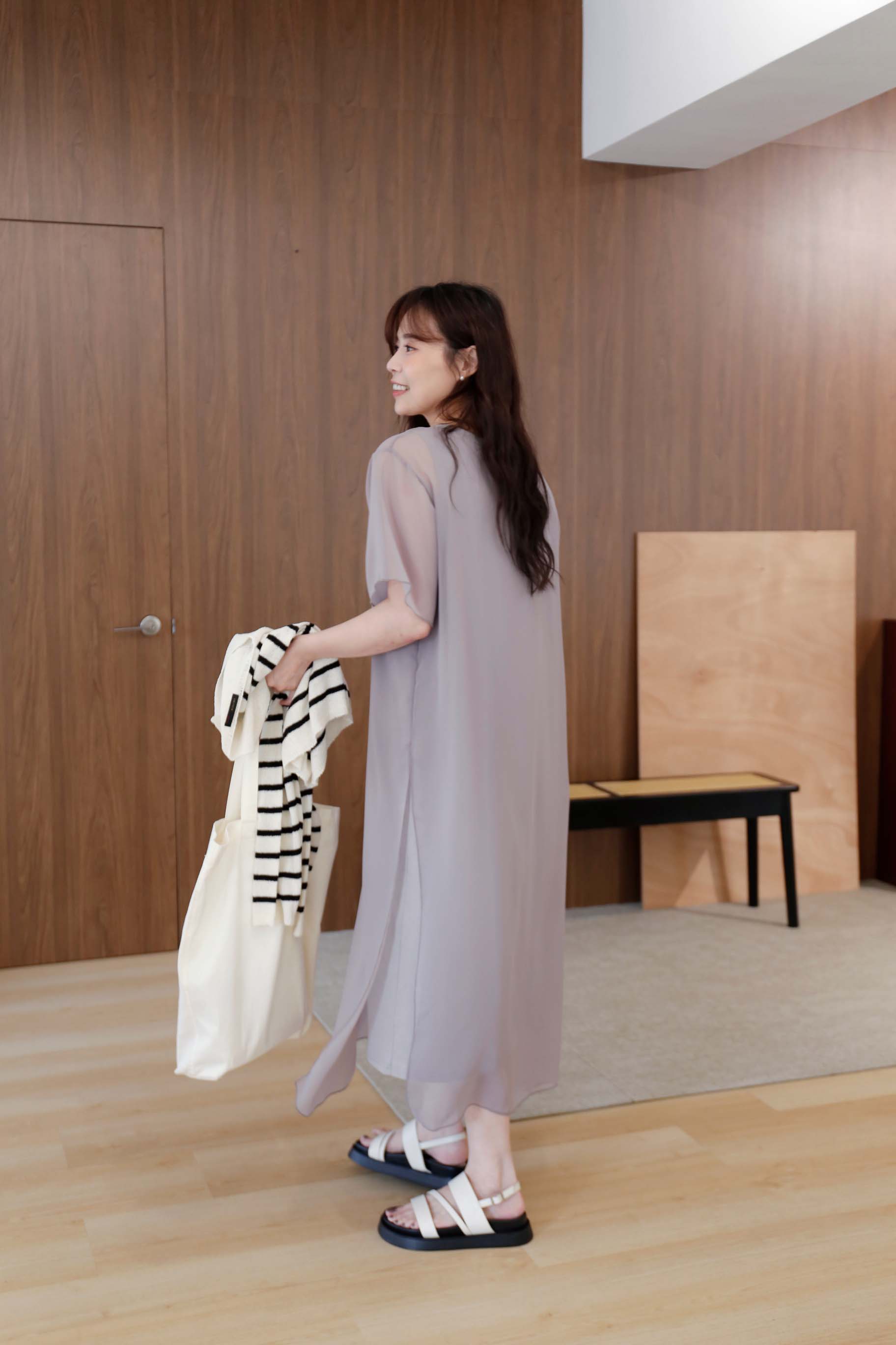 BS韓國敏真層次連身裙(兩色)