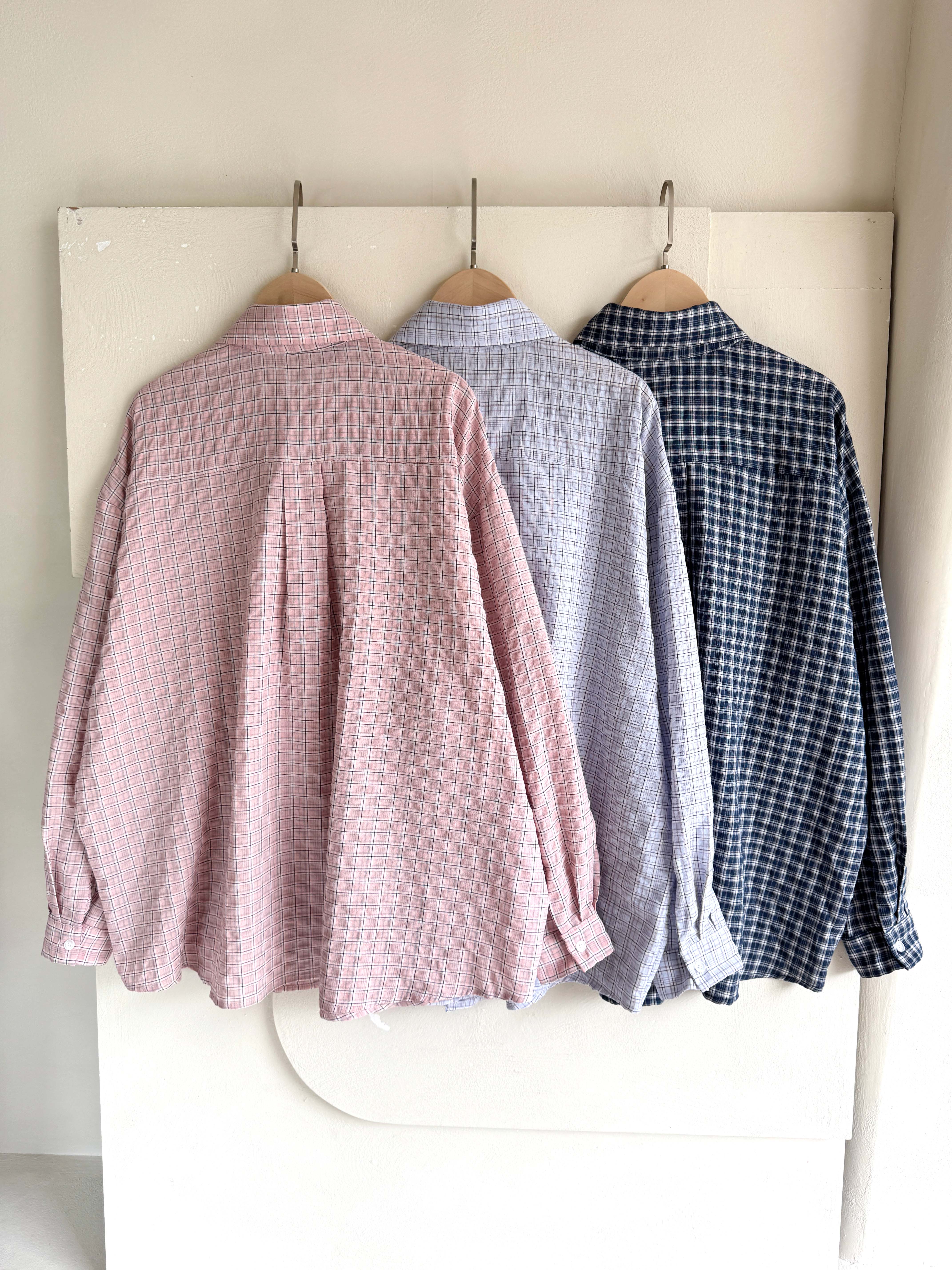 BS韓國智英格紋襯衫(三色)