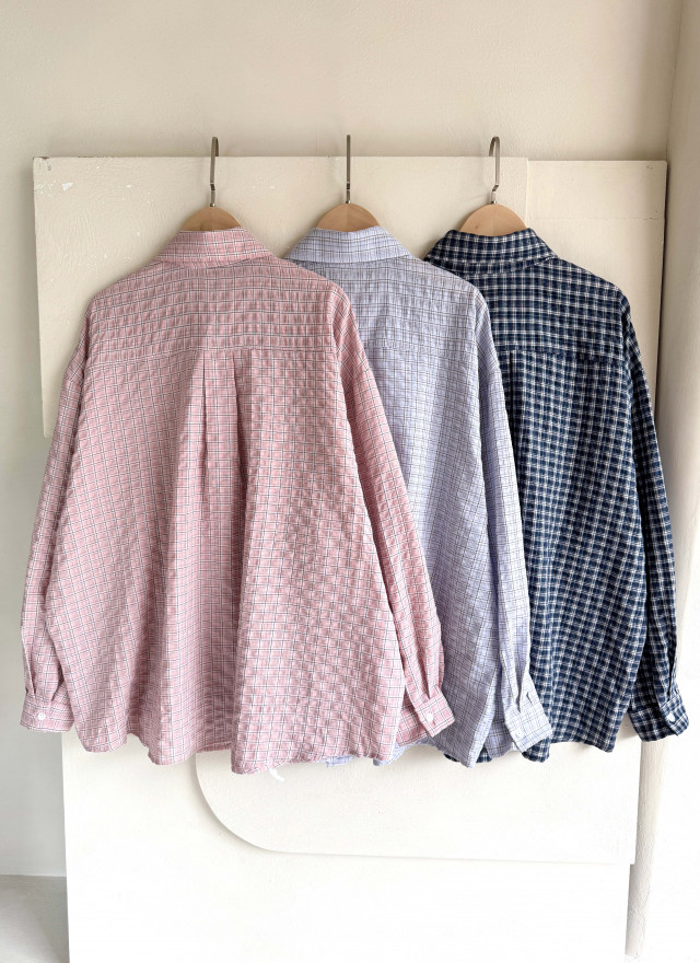 BS韓國智英格紋襯衫(三色)