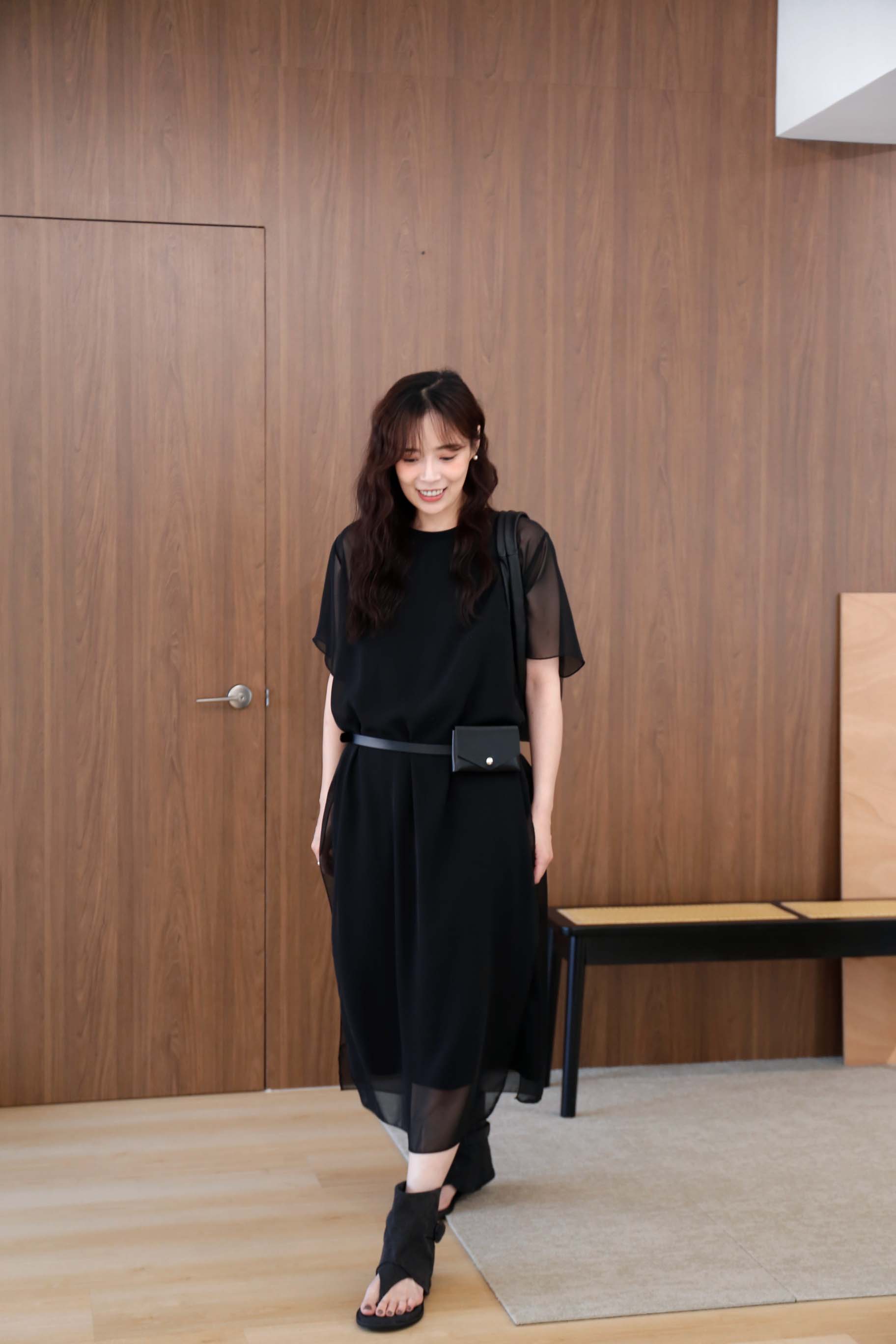 BS韓國敏真層次連身裙(兩色)