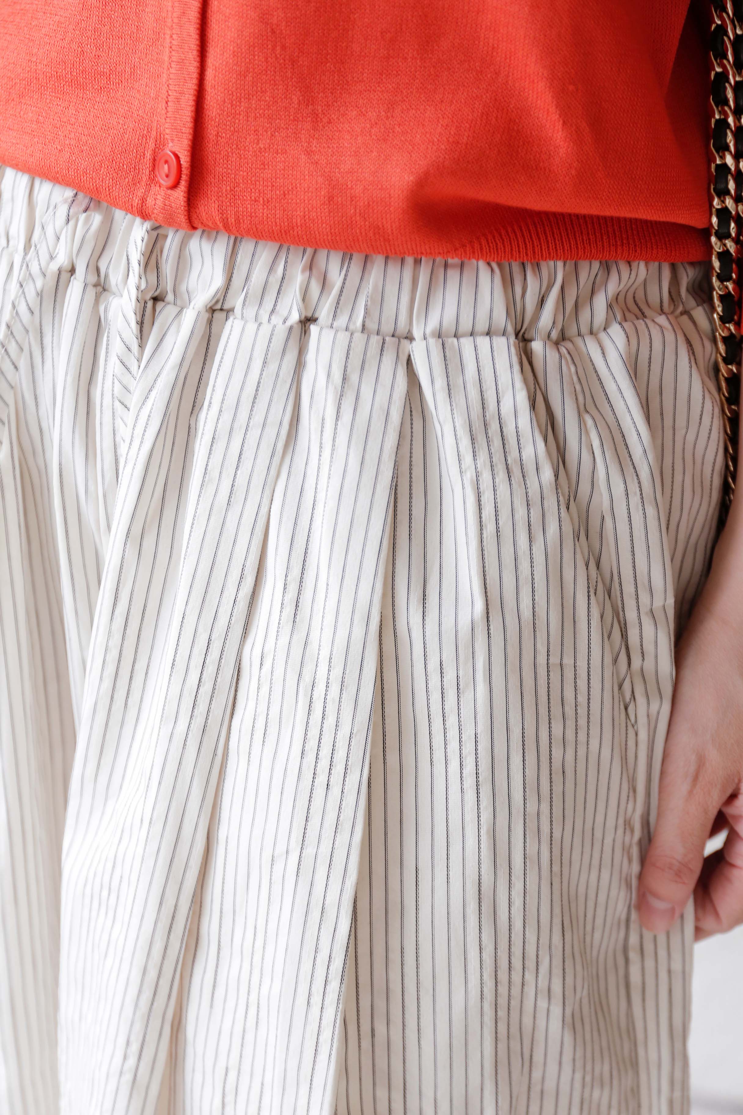 BS韓國藝真直紋寬褲(兩色)