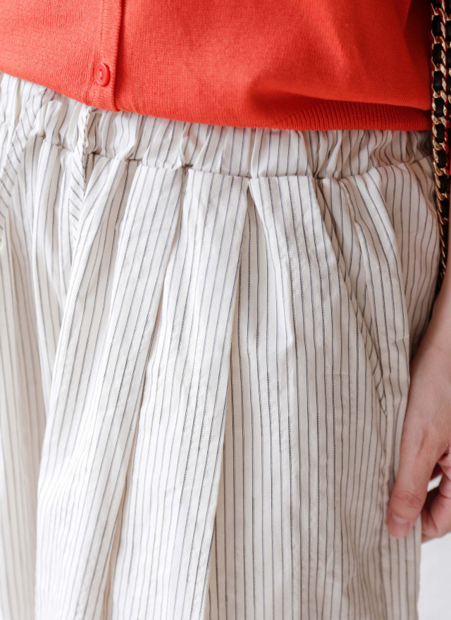 BS韓國藝真直紋寬褲(兩色)