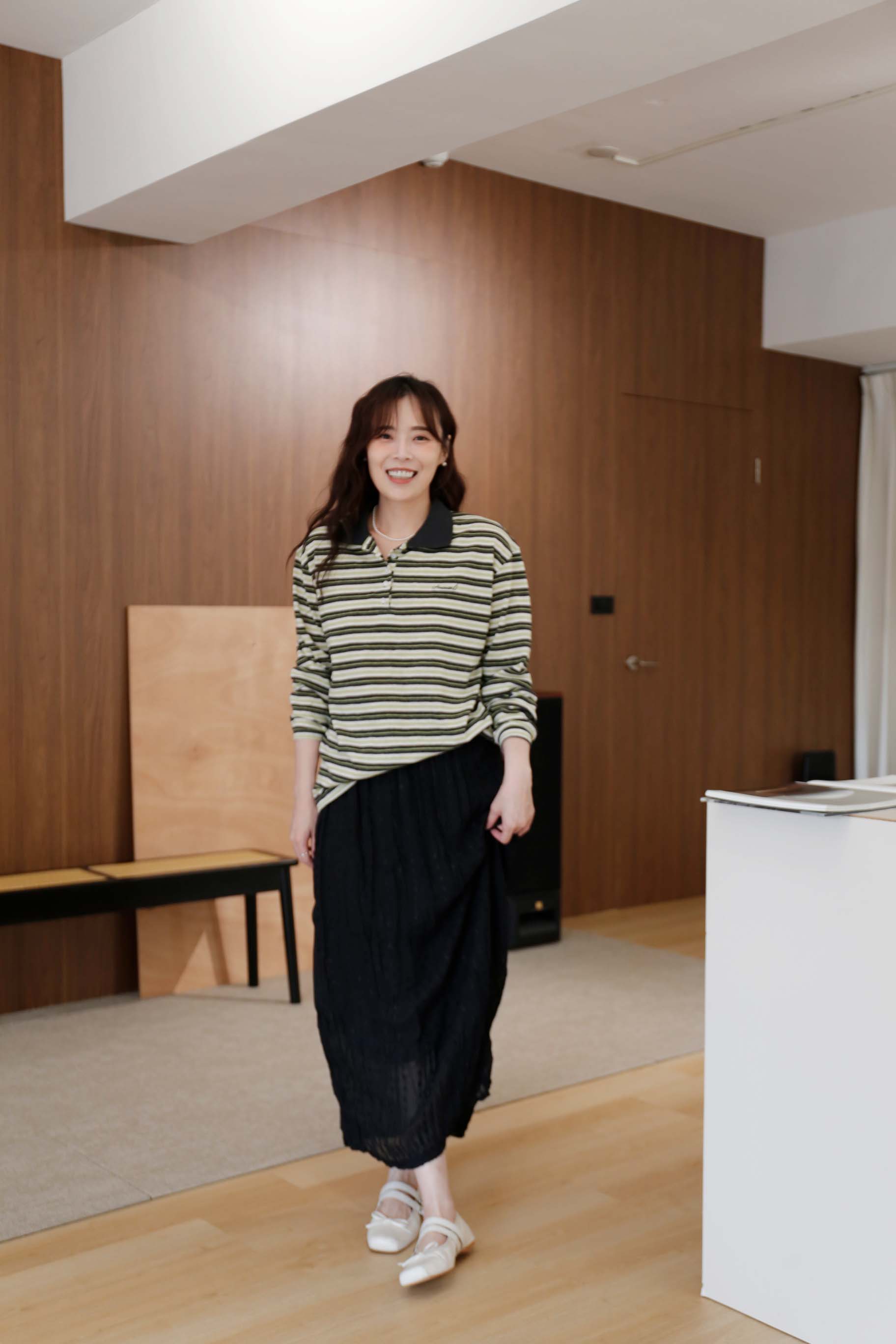 BS韓國恩宇條紋上衣(兩色)