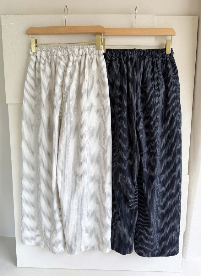 BS韓國藝真直紋寬褲(兩色)