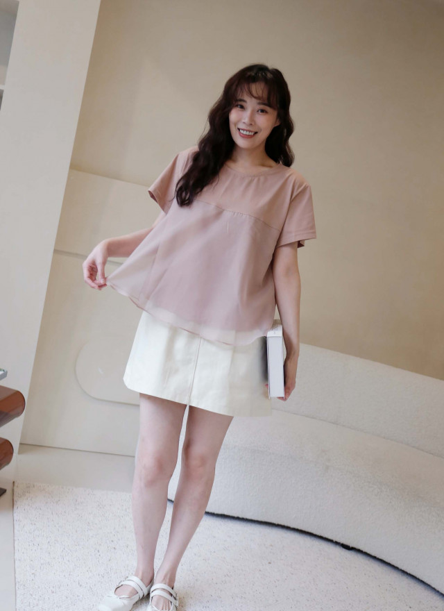 BS韓國映洛柔紗上衣(三色)