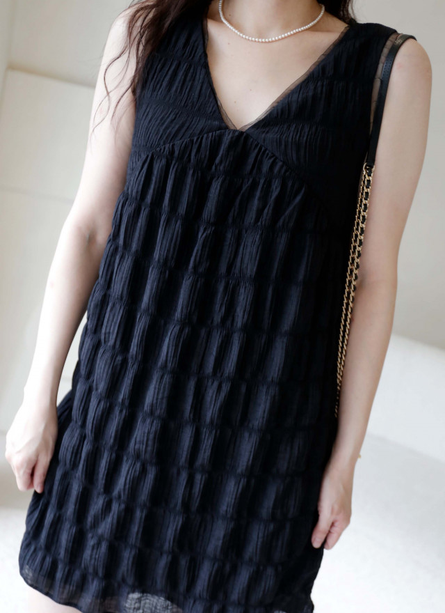 BS韓國秀雅紋理小洋裝(兩色)